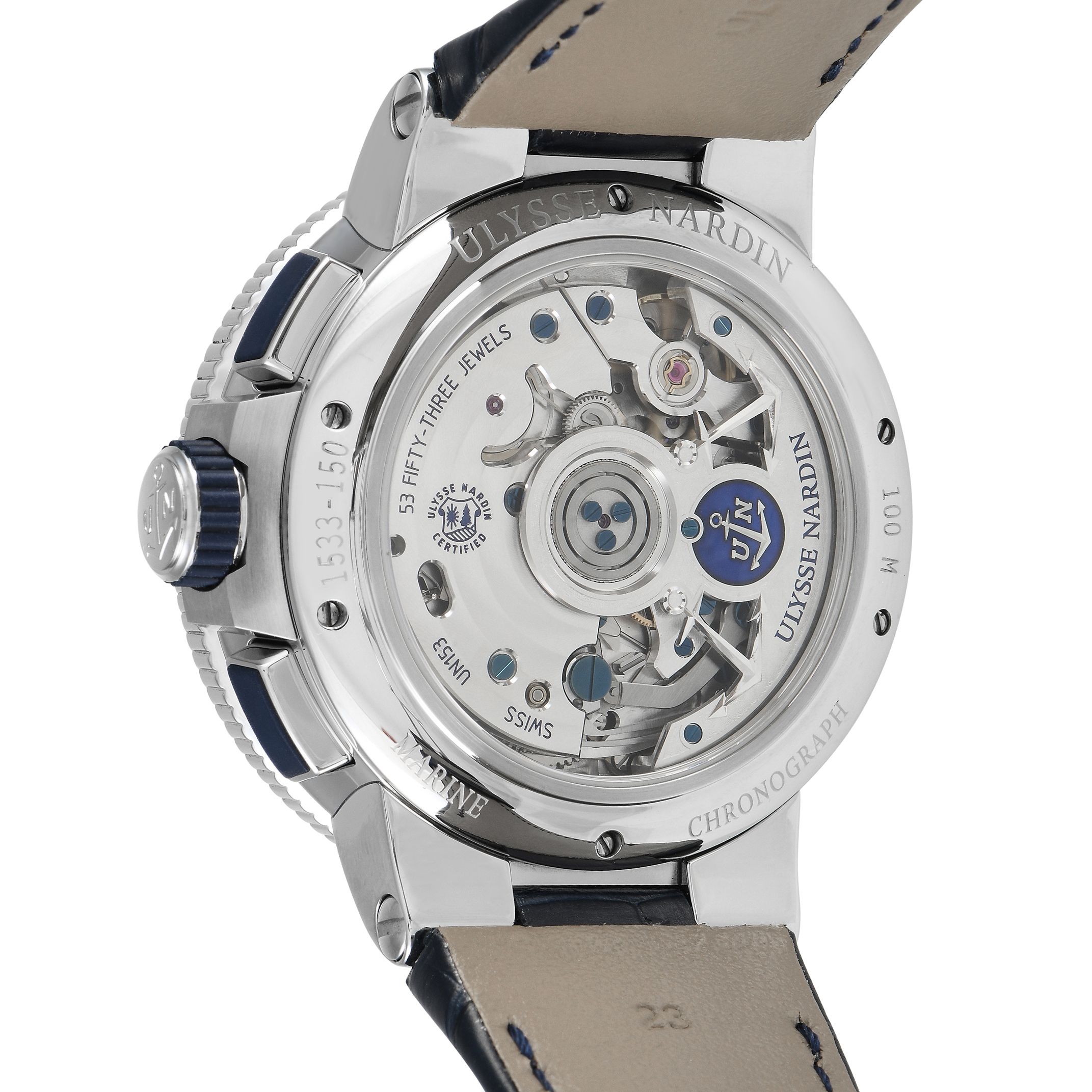 Ulysse Nardin Marine Chronograph Annual Calendar Watch 1533-150/E0