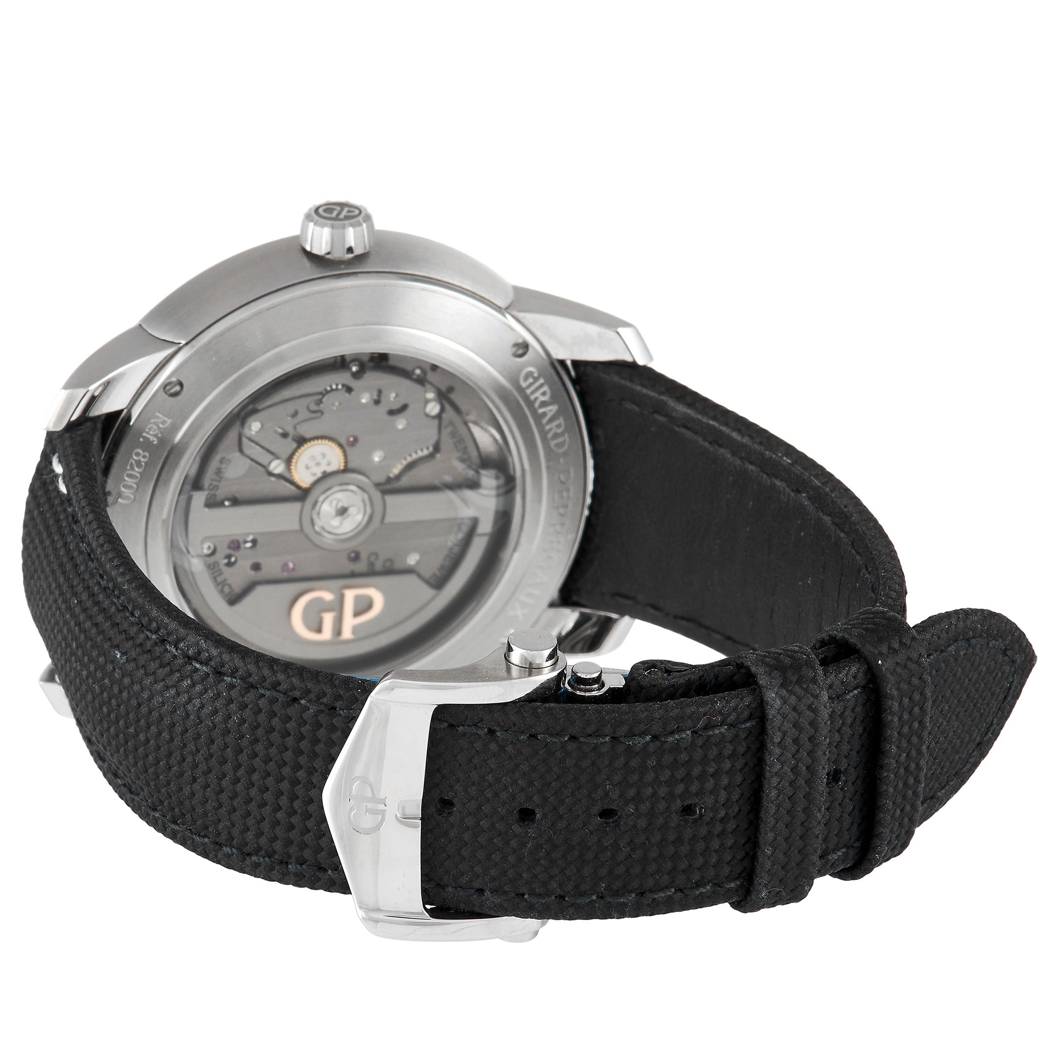 Girard-Perregaux Free Bridge Steel Men's Watch 82000-11-631-FA6A