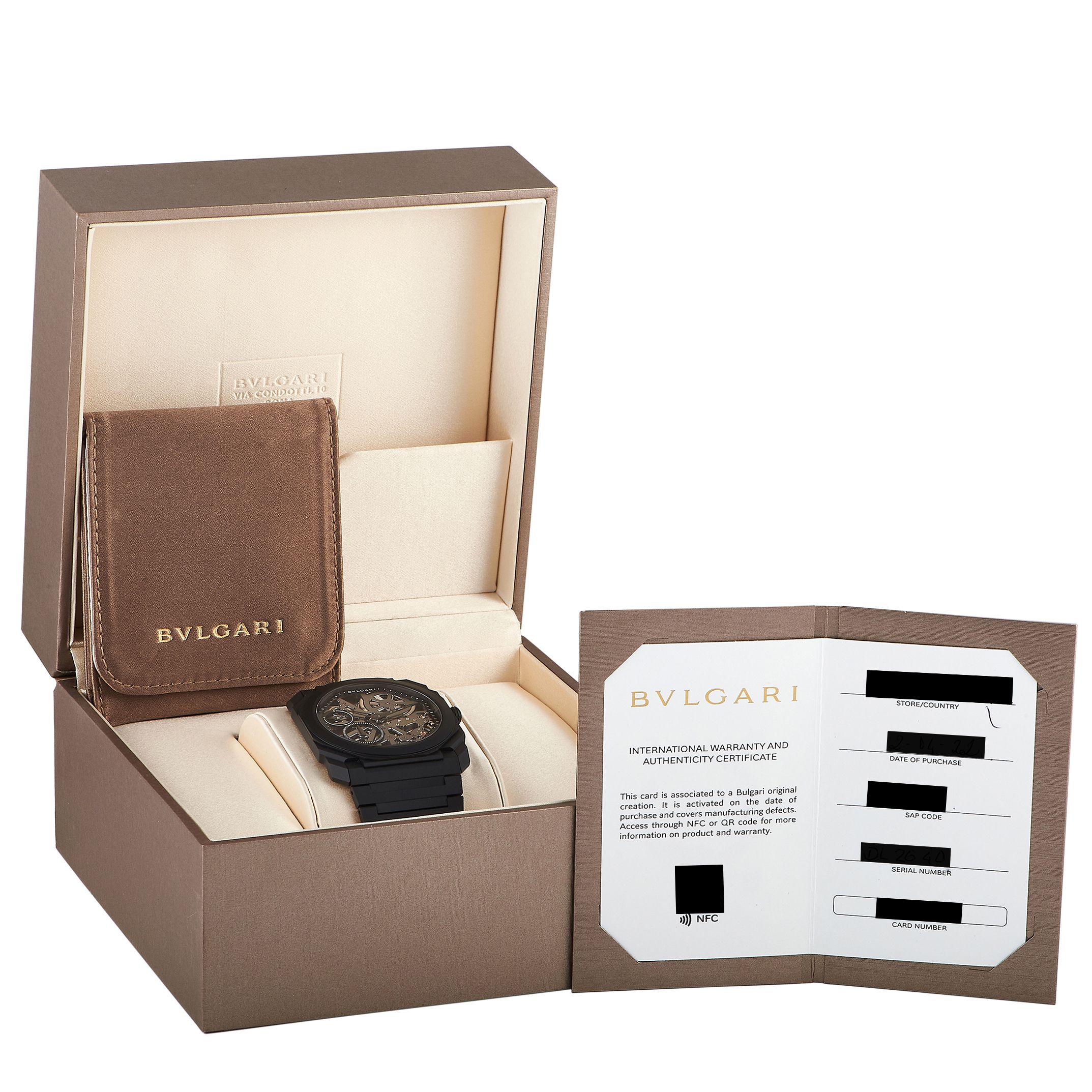 Bvlgari Octo Finissimo Ceramic Skeleton Watch 103126