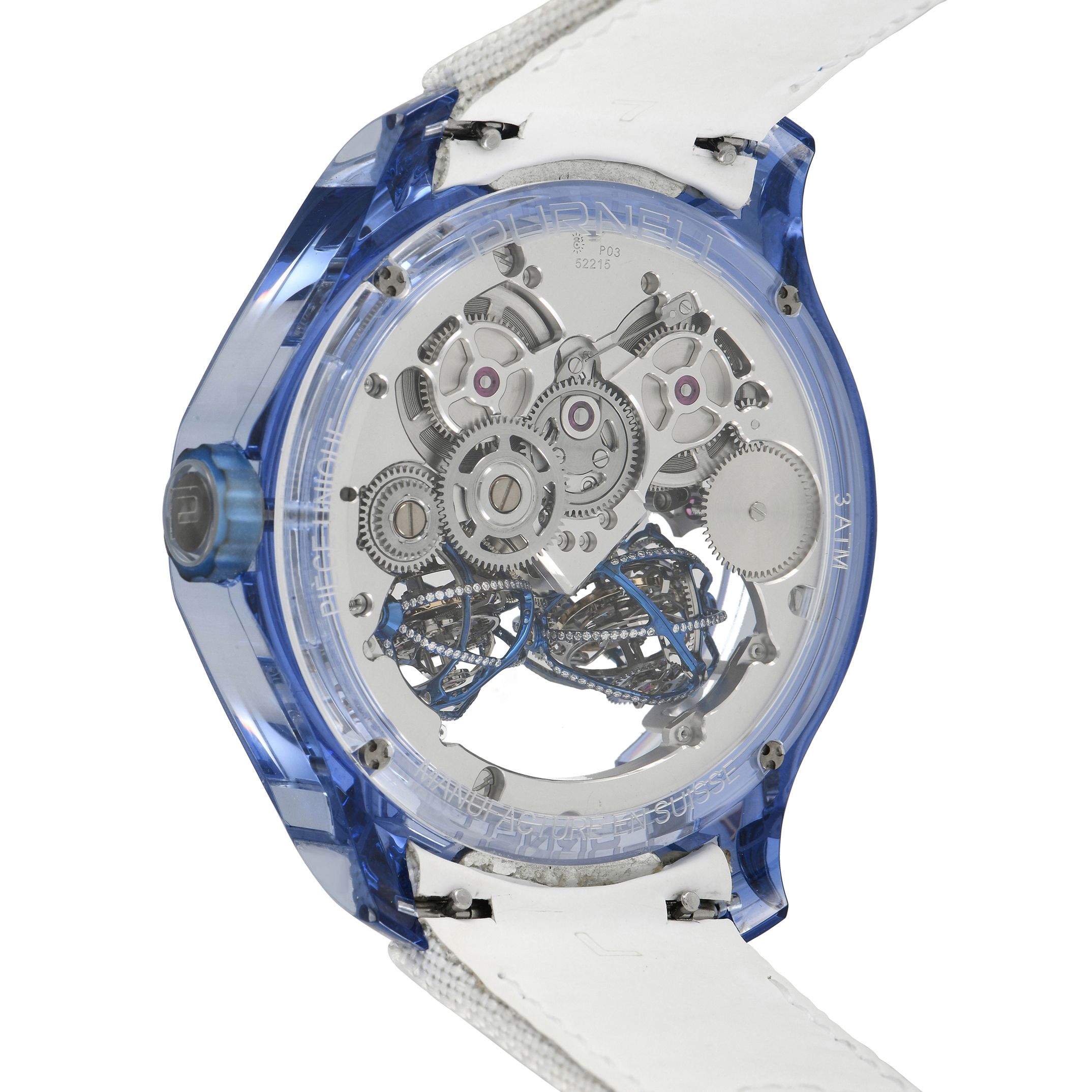 Purnell Escape II Absolute Sapphire Blue Moon Piece Unique Watch p03BEBS