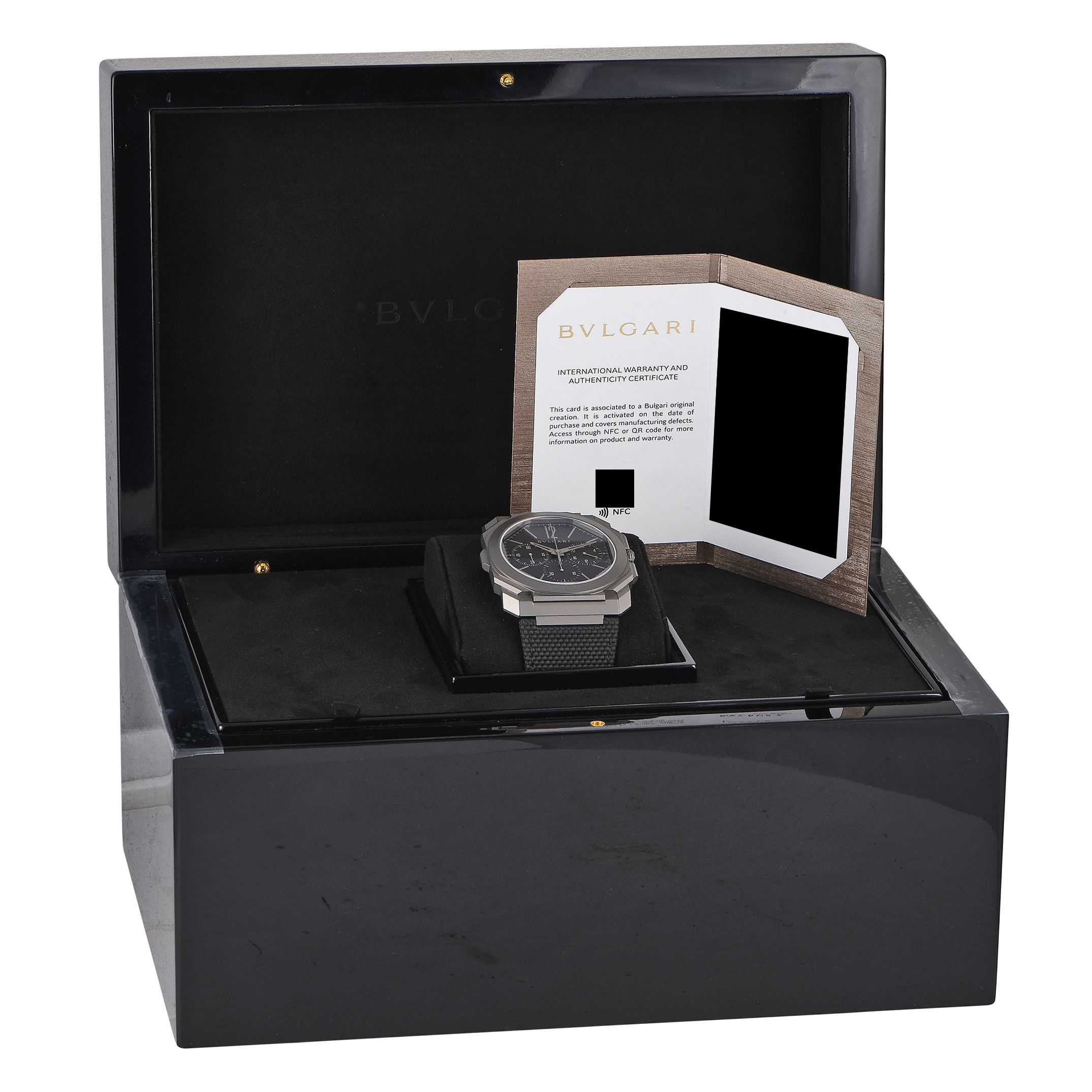 Bvlgari Octo Finissimo Titanium GMT Chronograph Watch 103673