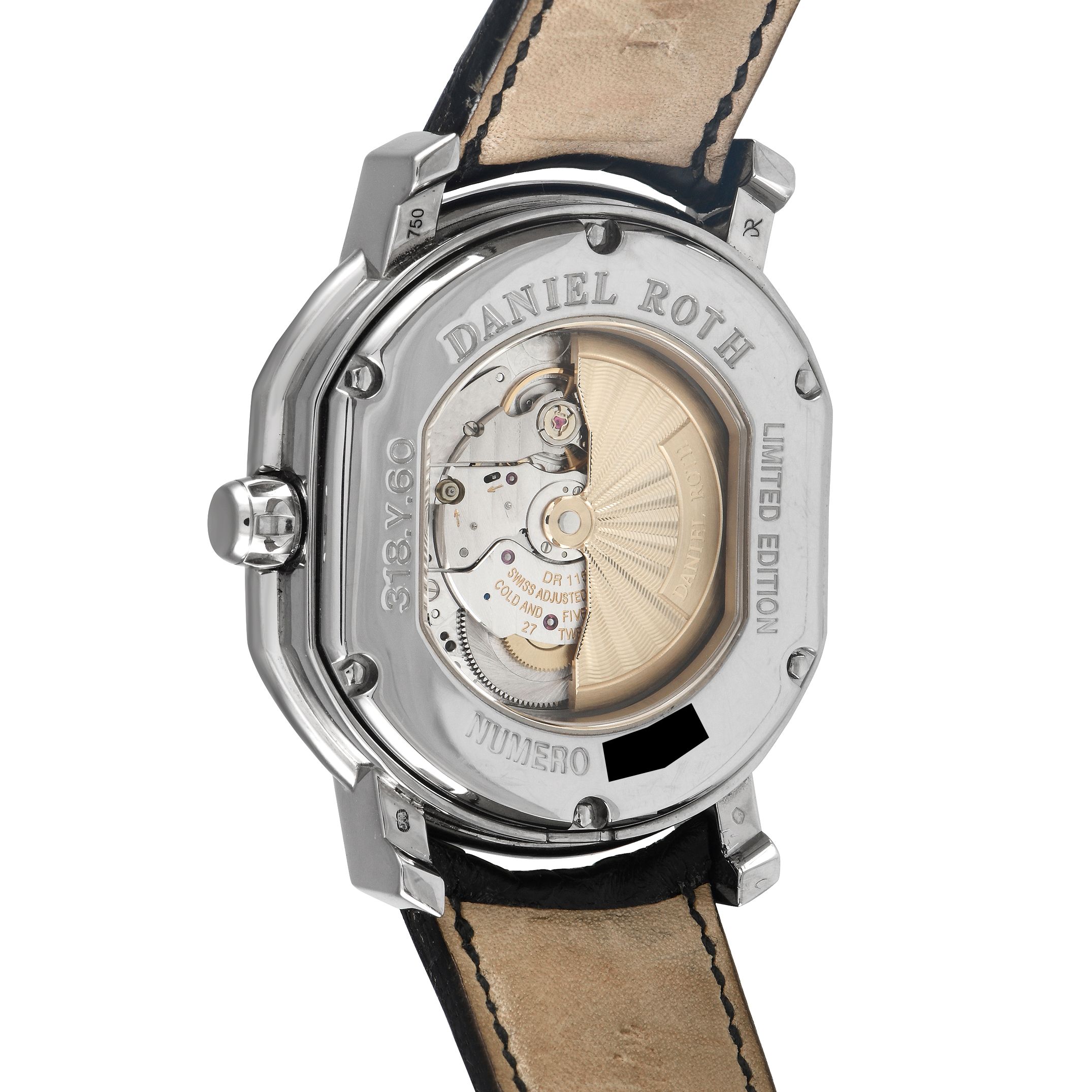Daniel Roth Ellipsocurvex Papillon Jumping Hour 44mm Watch 318.Y.60
