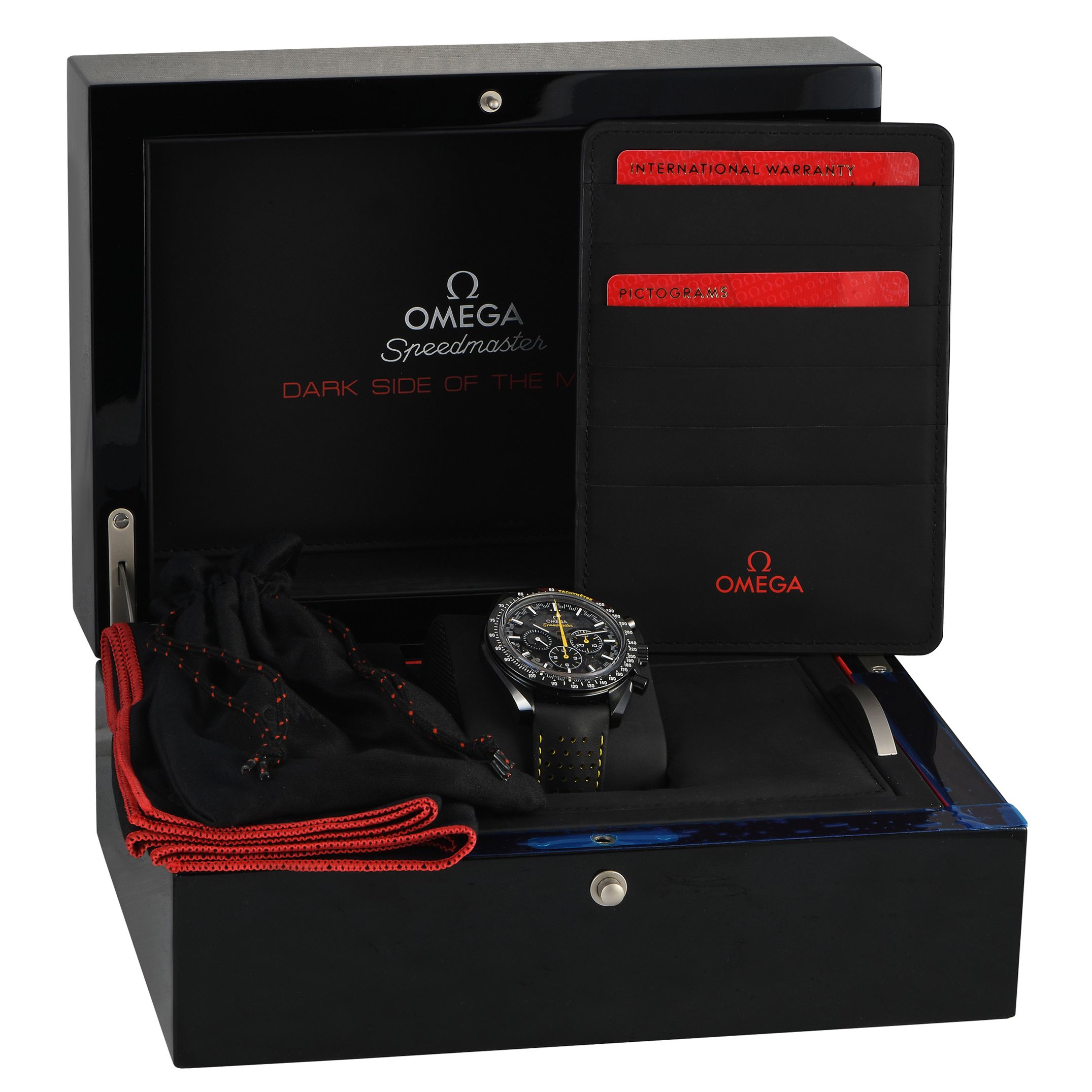 Omega Speedmaster Moonwatch Dark Side of the Moon Apollo 8 Watch 311.92.44.30.01.001