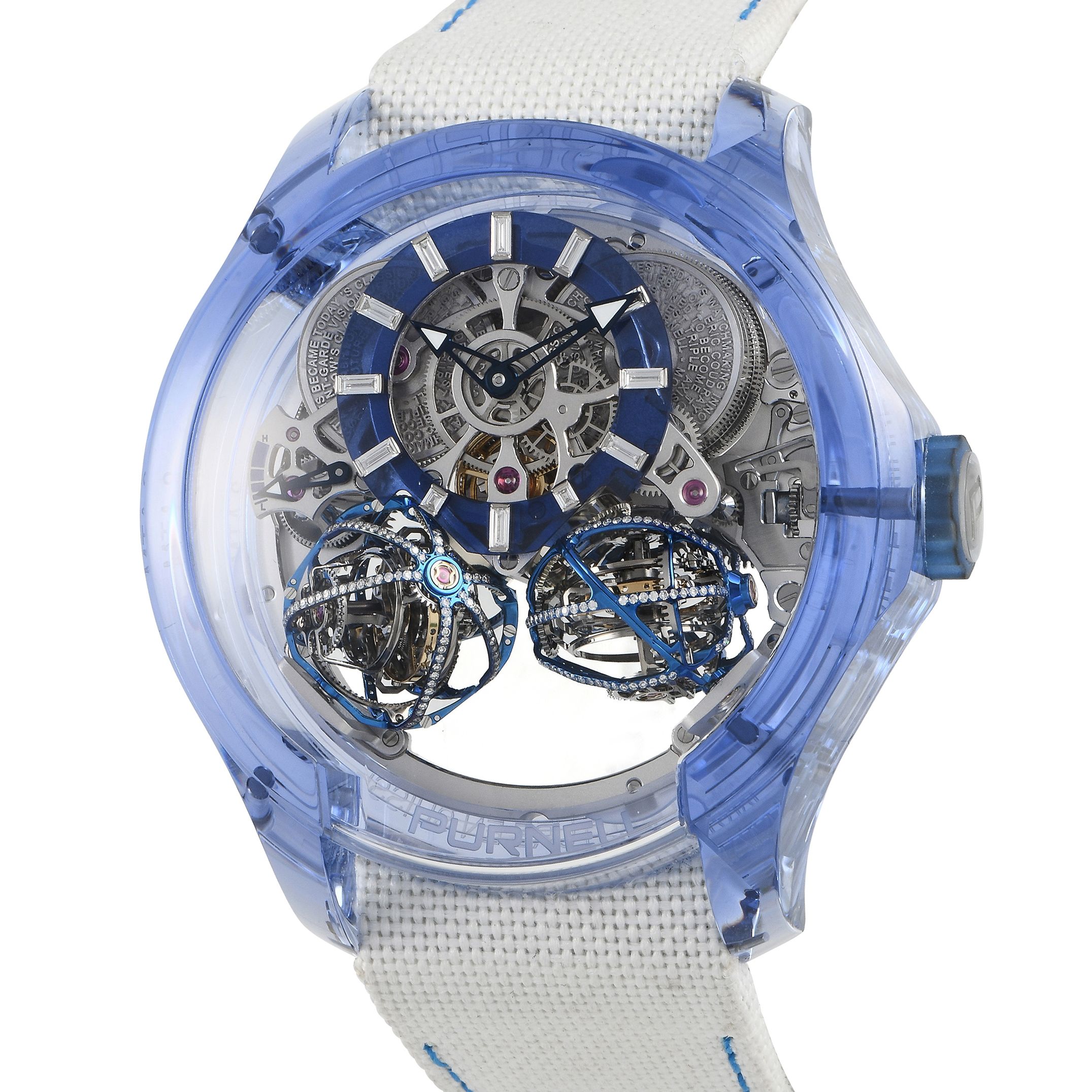 Purnell Escape II Absolute Sapphire Blue Moon Piece Unique Watch p03BEBS