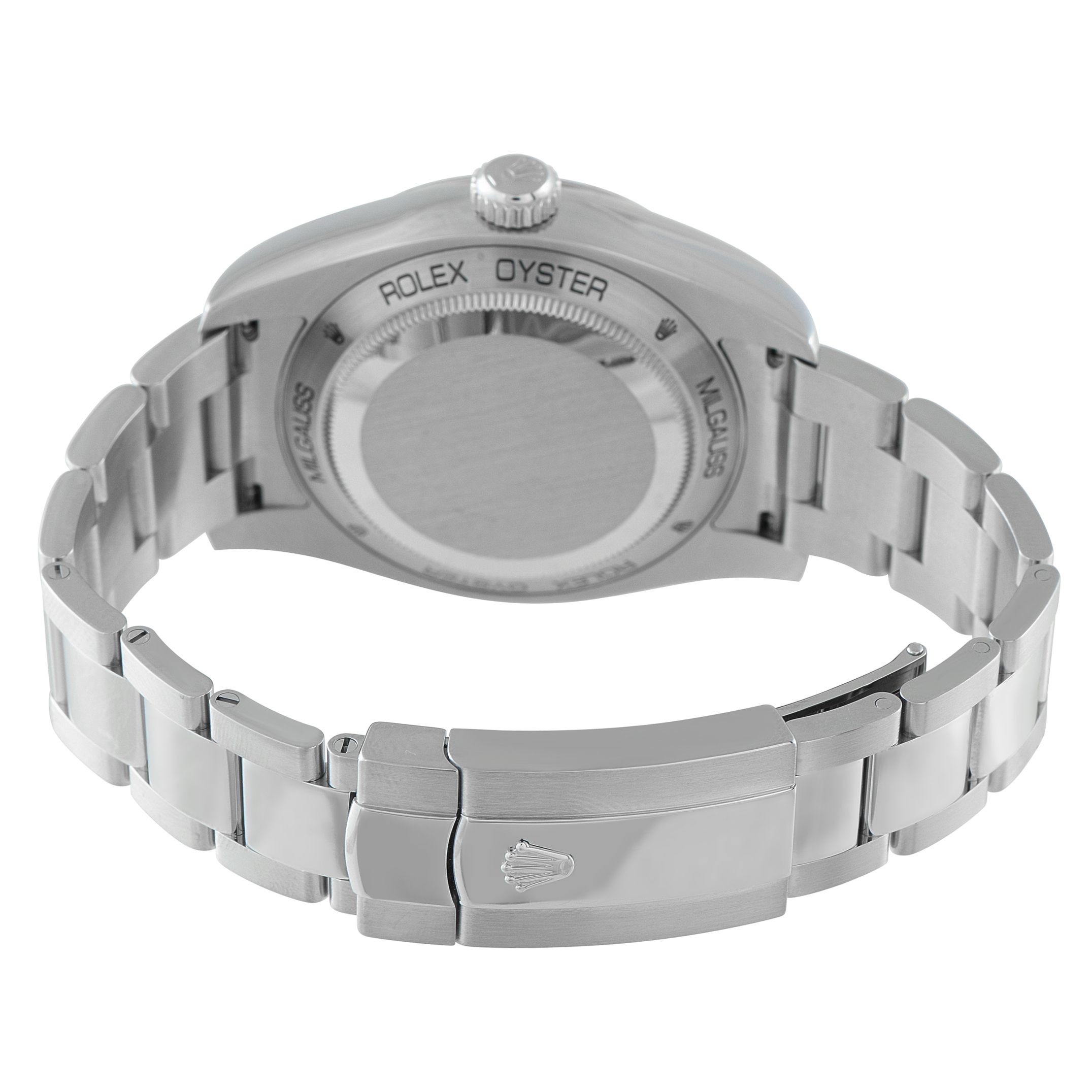 Rolex Milgauss Black Dial Steel Watch 116400GV