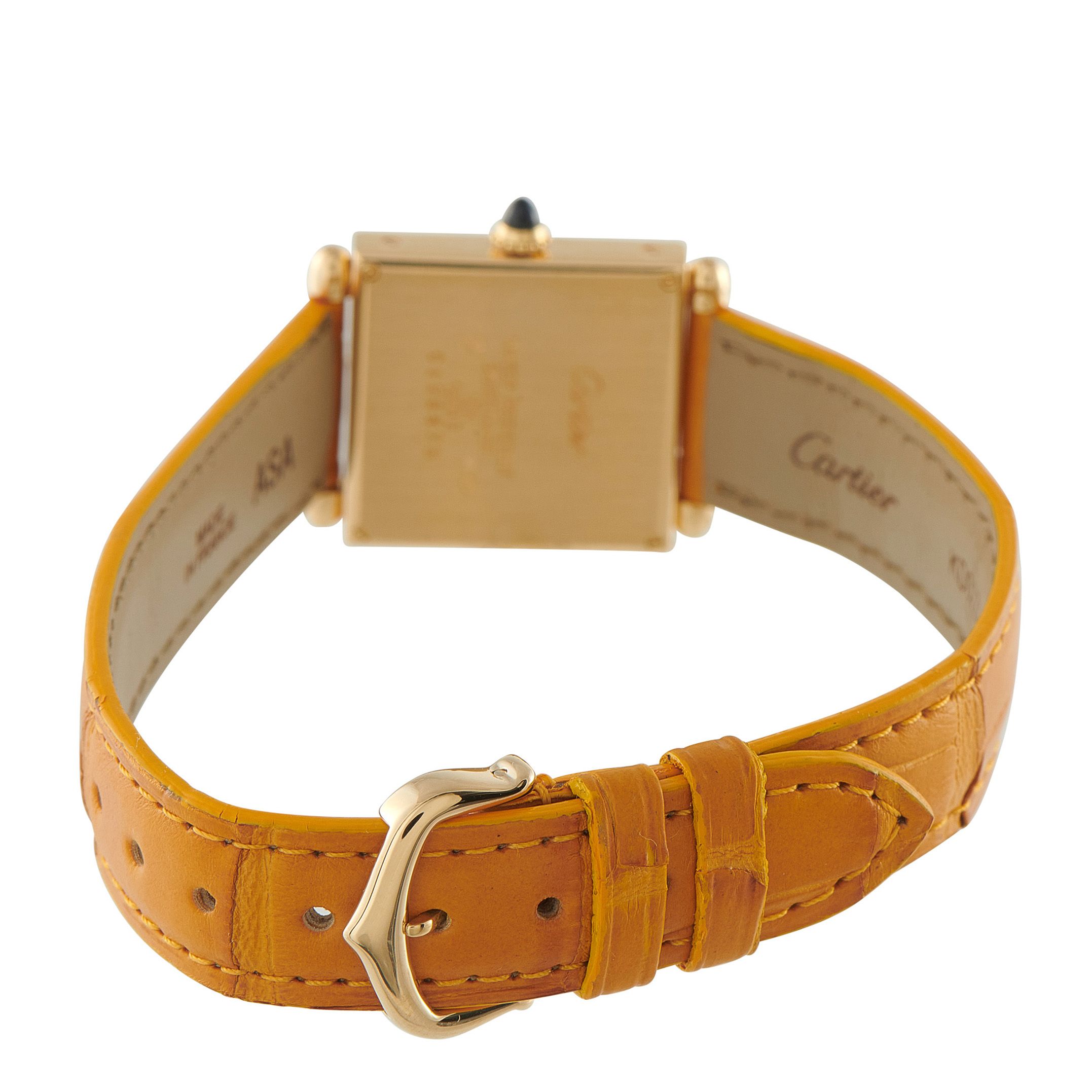 Cartier Tank Obus Yellow Gold Watch 16302