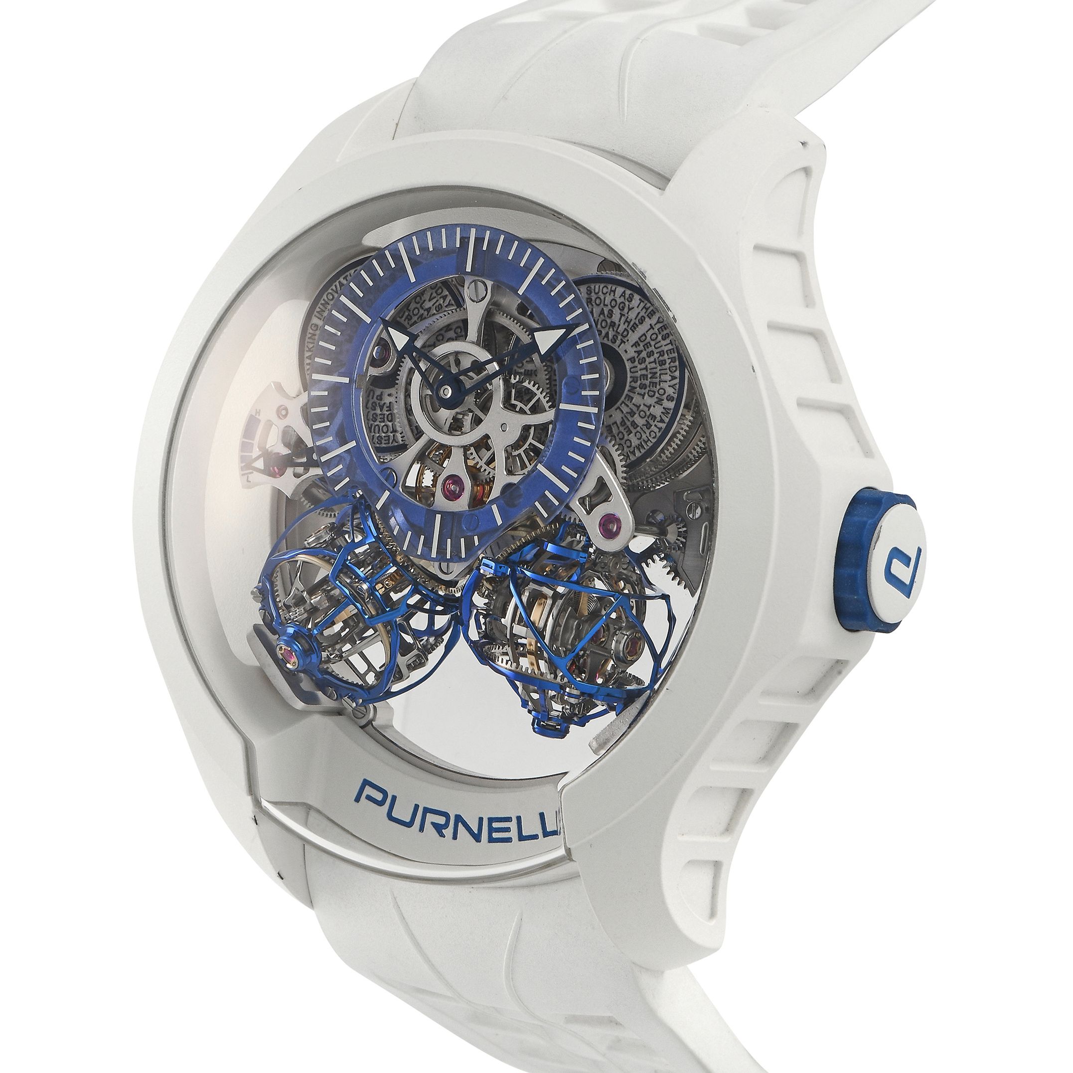 Purnell Escape II White Ceramic Piece Unique Watch