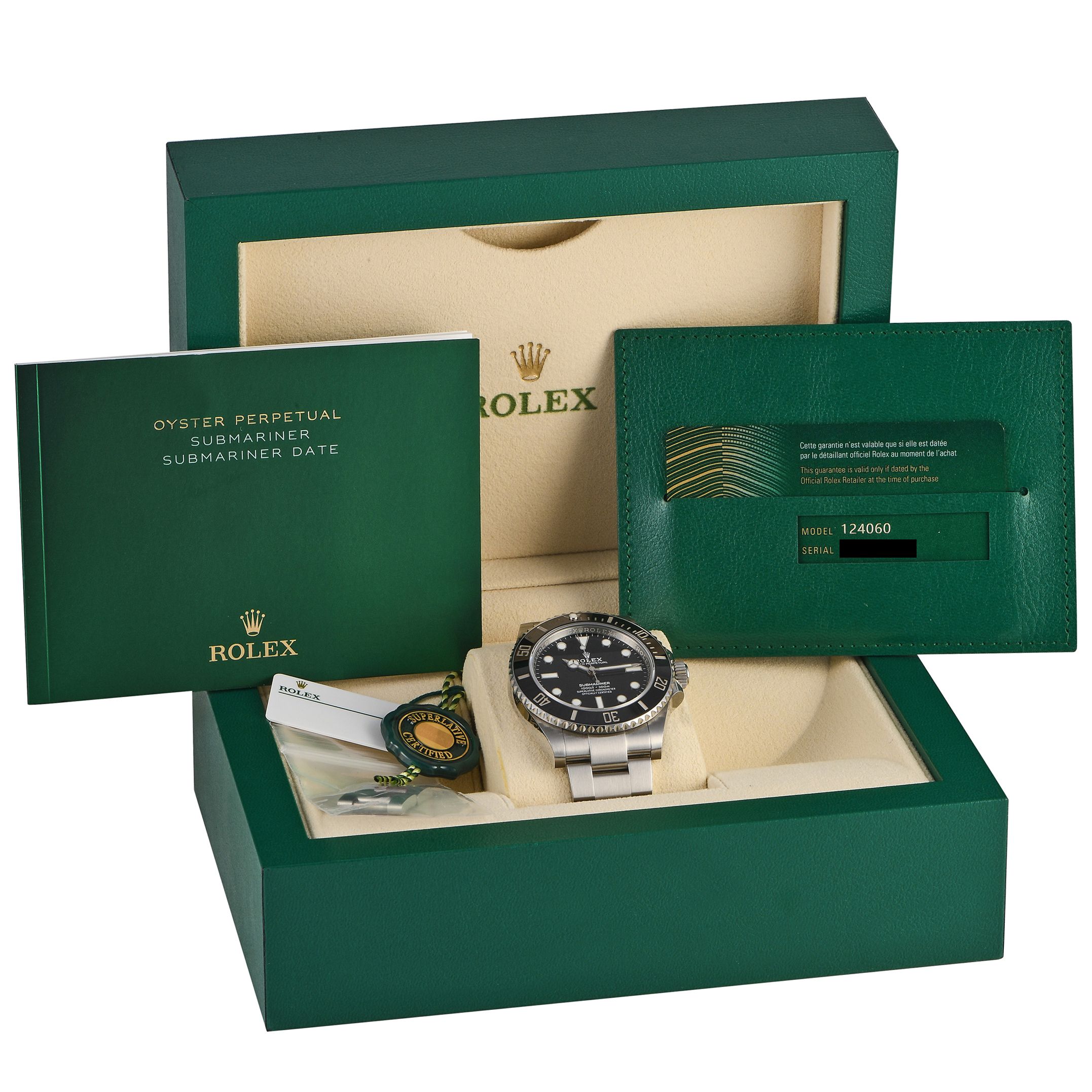 Rolex Submariner Watch 124060LN