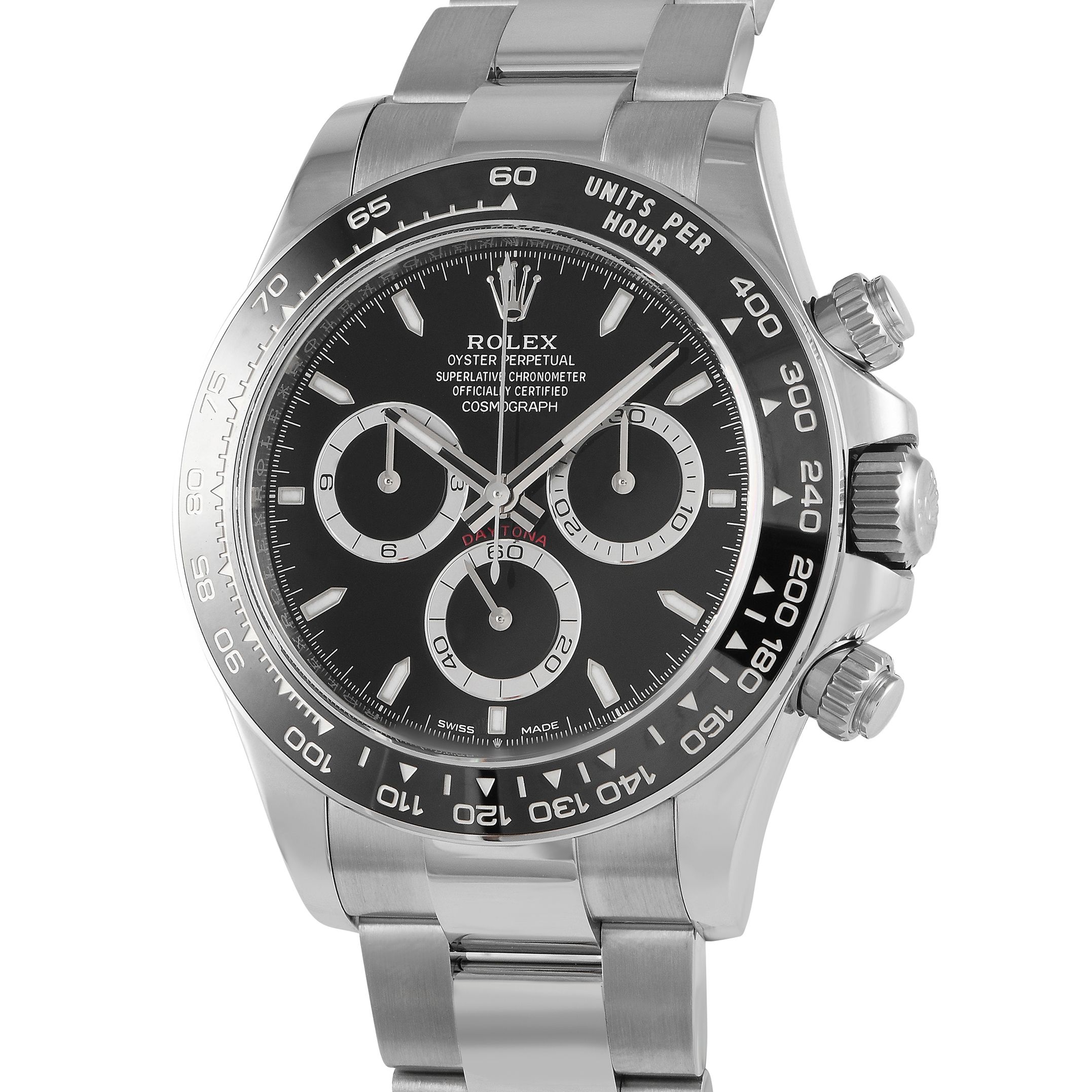 Rolex Daytona Black Dial Watch 126500LN