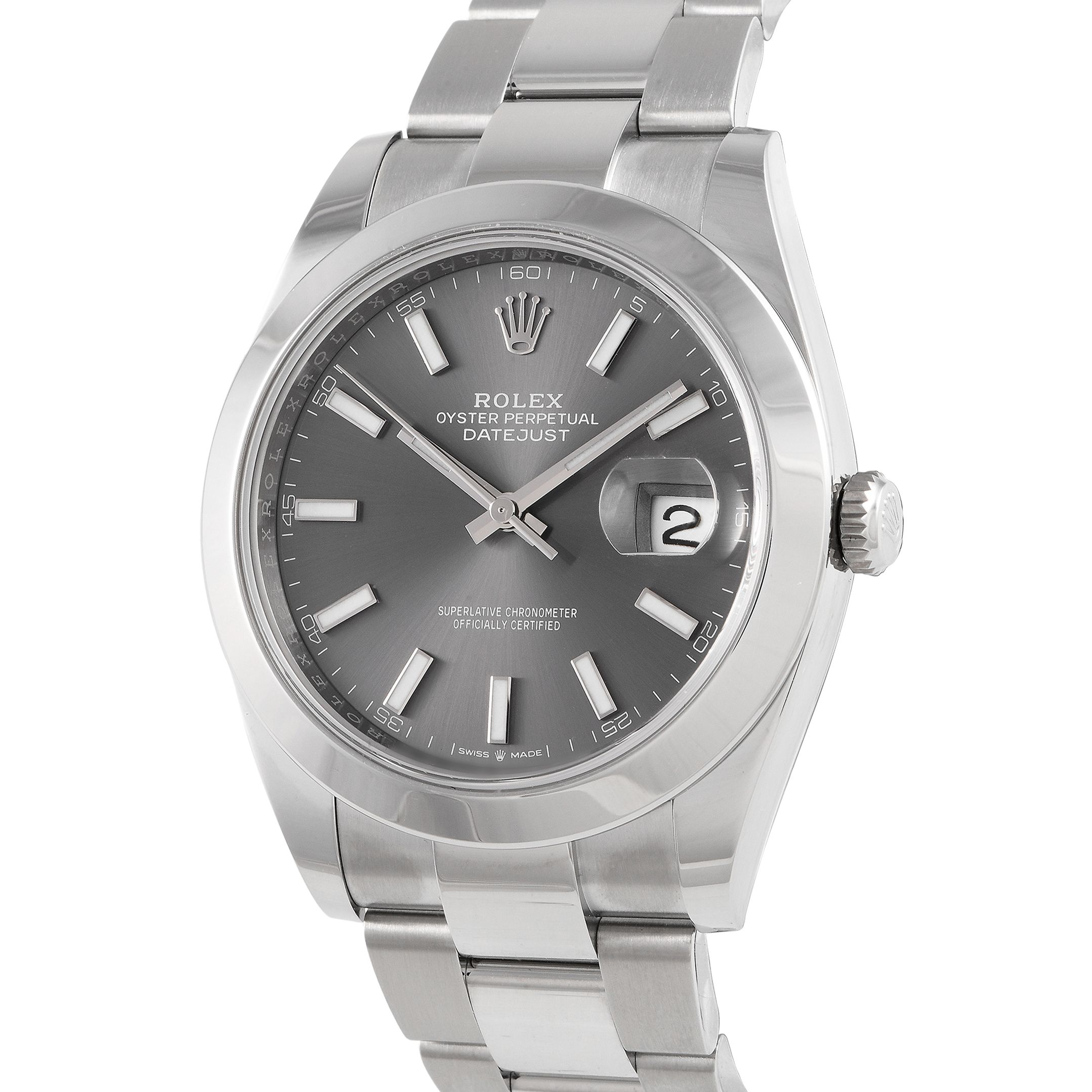 Rolex Datejust 41 Slate Dial Watch 126300