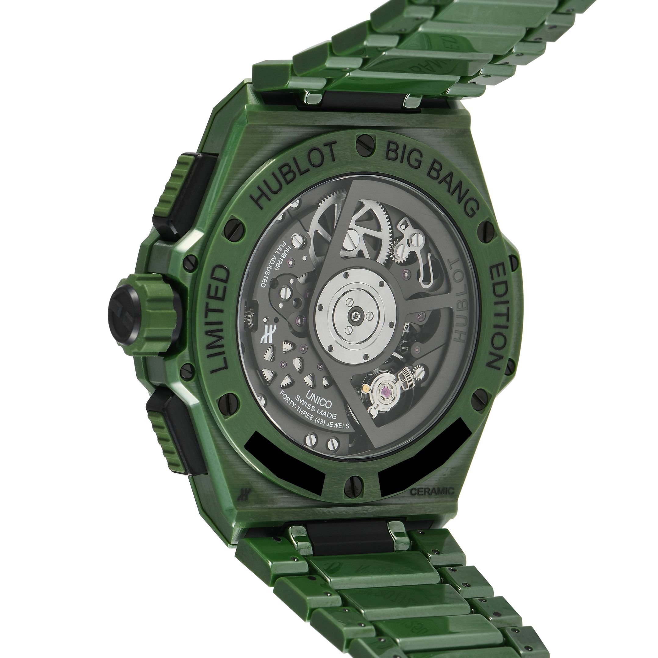 Hublot Big Bang Integrated Green Ceramic Watch 451.GX.5220.GX