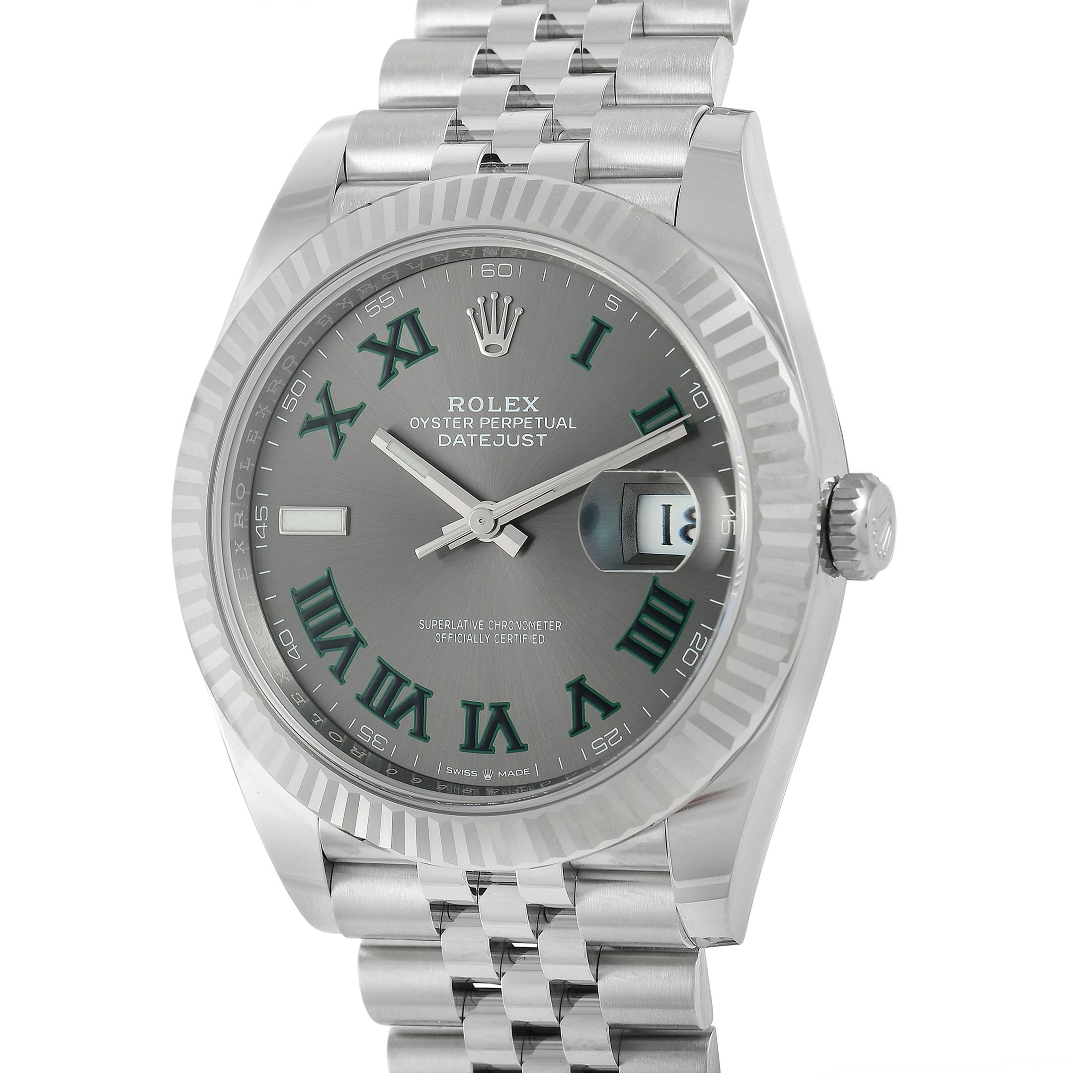 Rolex Datejust 41 Slate Dial Watch 126334
