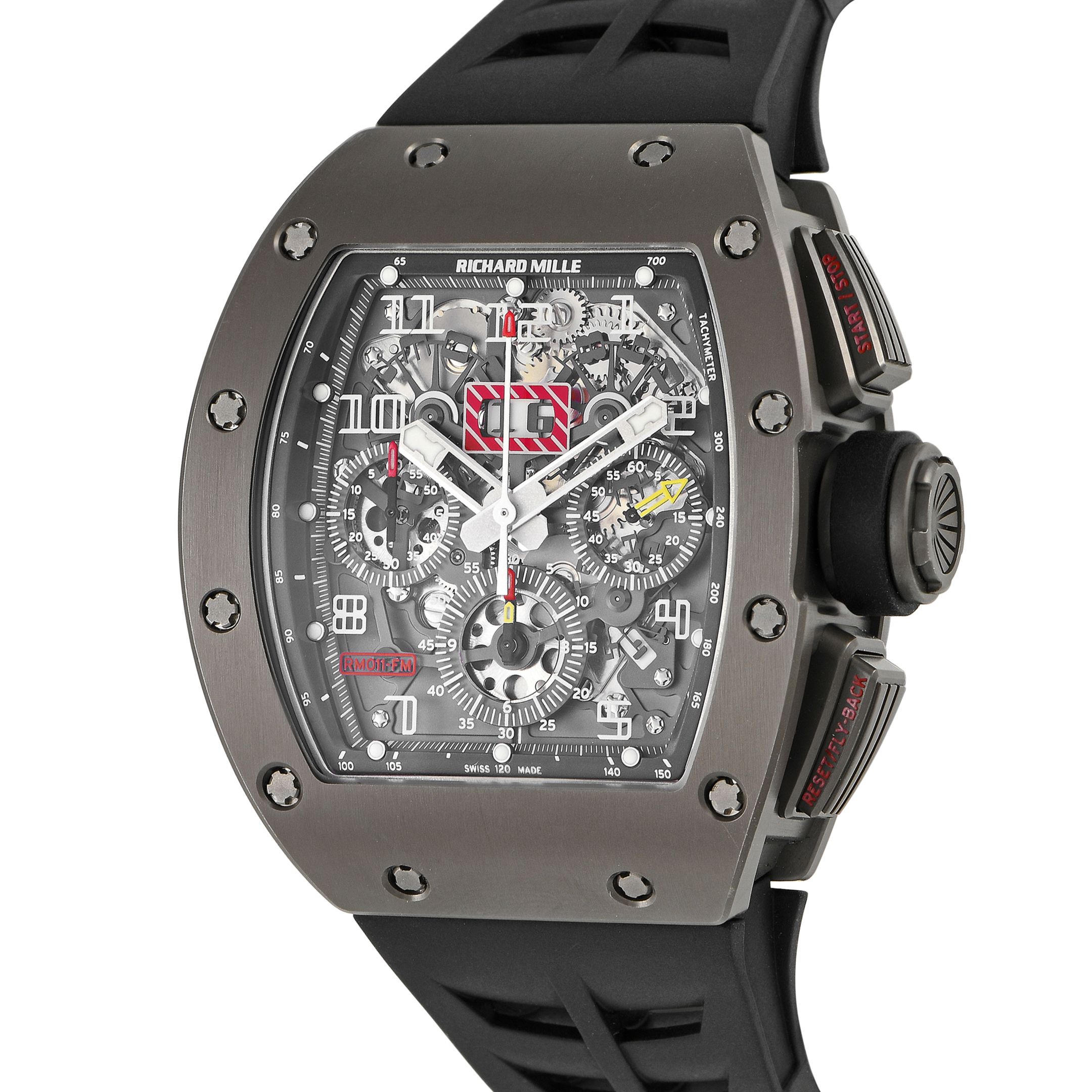 Richard Mille RM011 Felipe Massa Flyback Chronograph Titalyt Watch RM011 AlTi