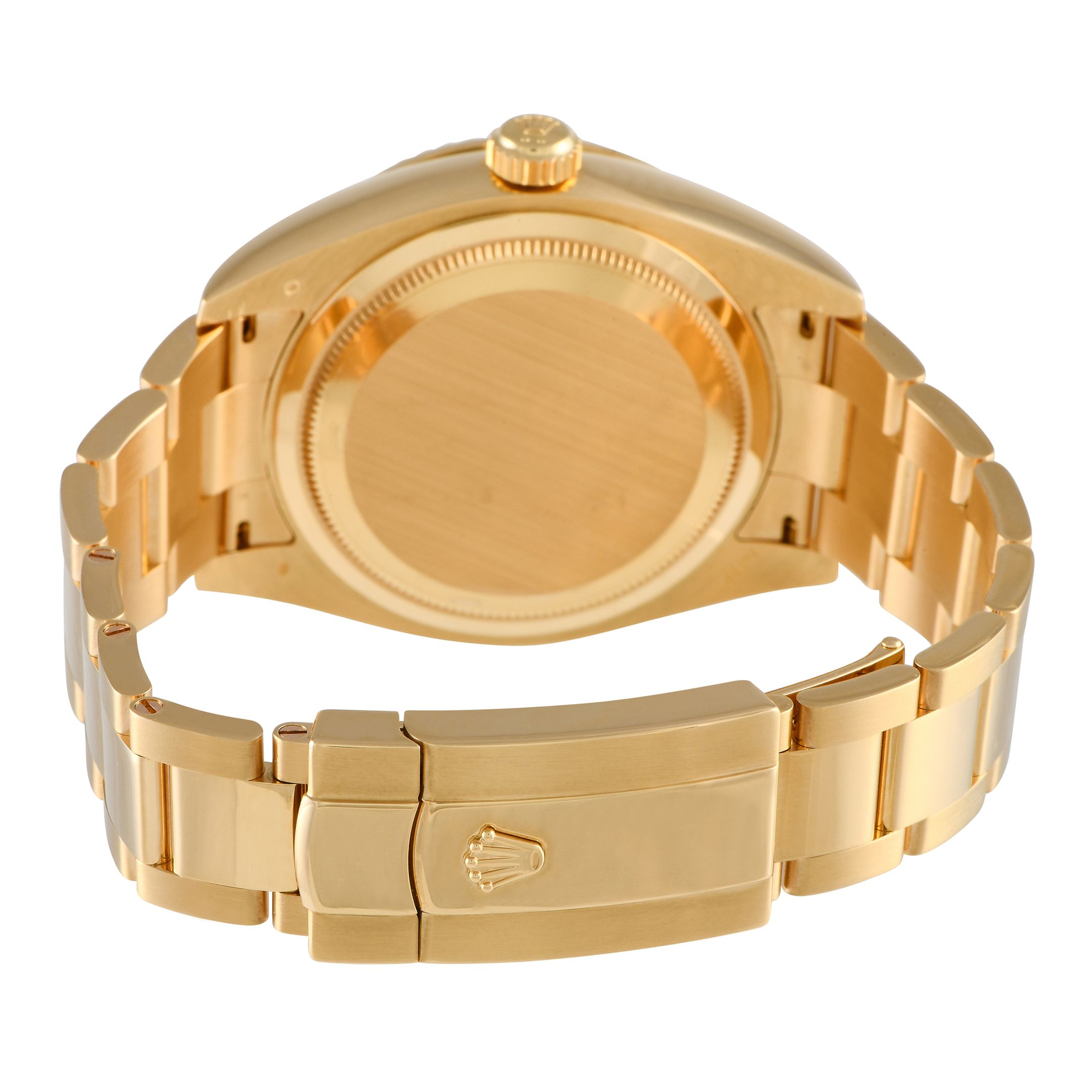 Rolex Sky-Dweller Yellow Gold Black Dial Watch 326938