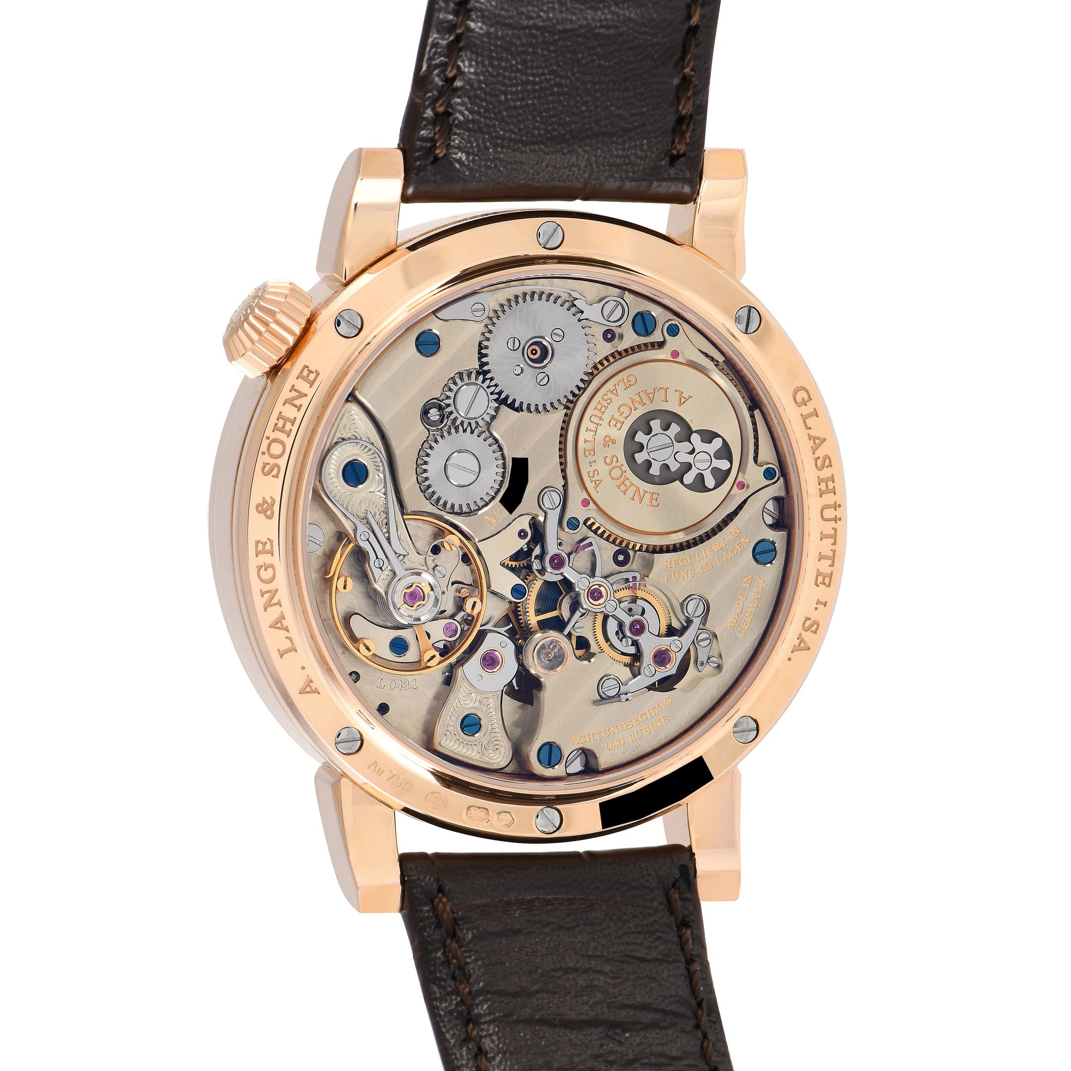 A. Lange & Sohne Zeitwerk Rose Gold Watch 140.032