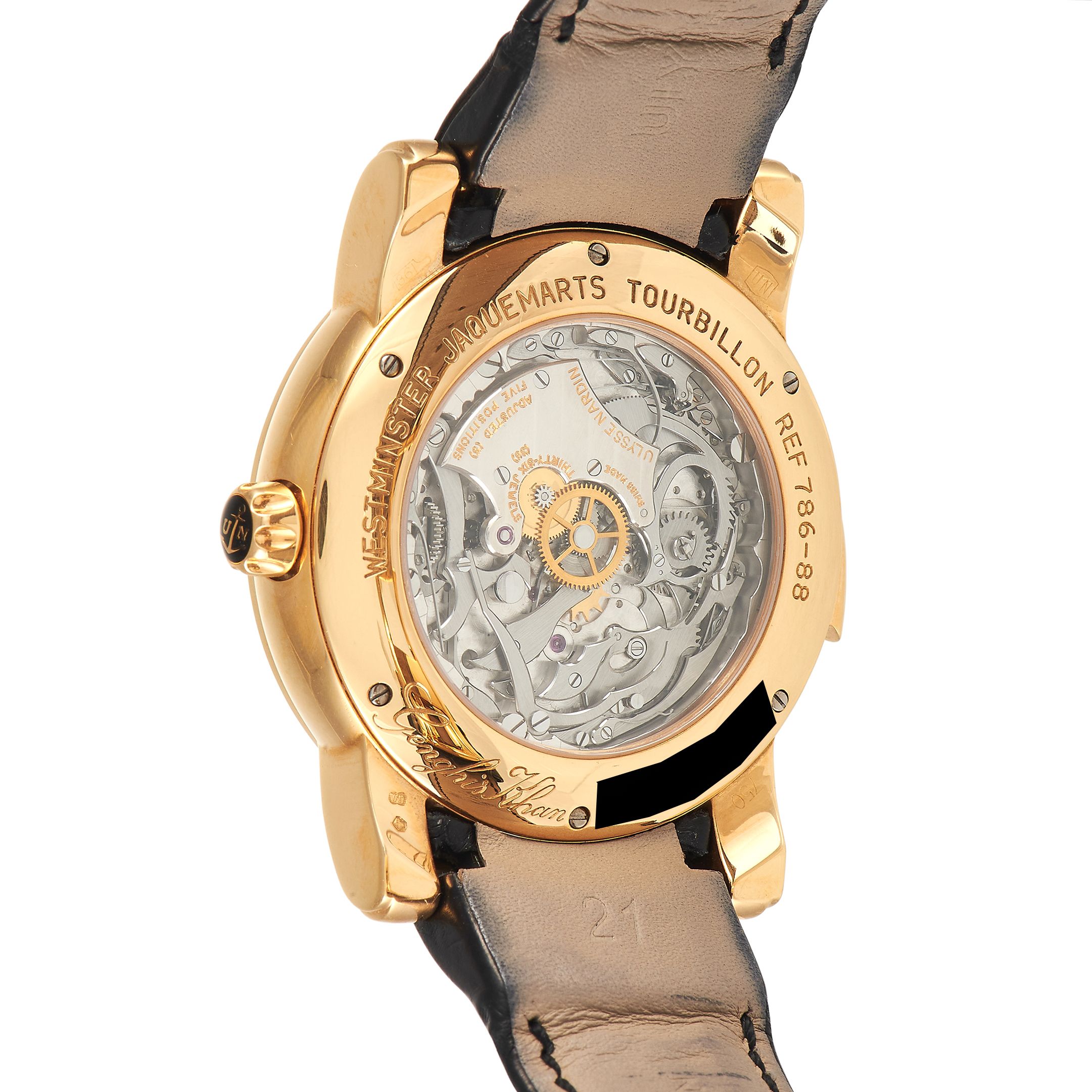 Ulysse Nardin Westminster Jaquemarts Genghis Khan Tourbillon Minute Repeater Watch 786-88