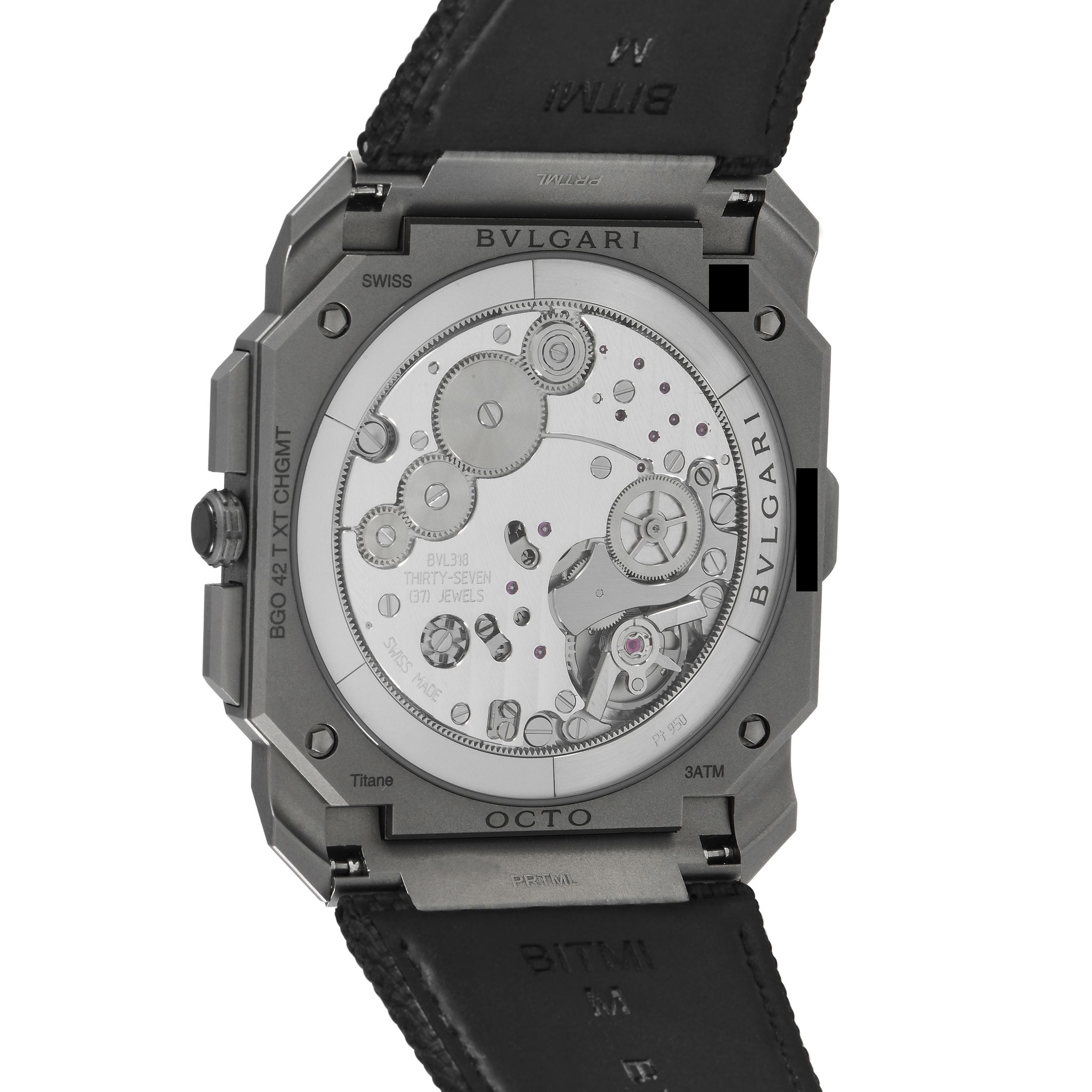 Bvlgari Octo Finissimo Chronograph GMT Watch 103371