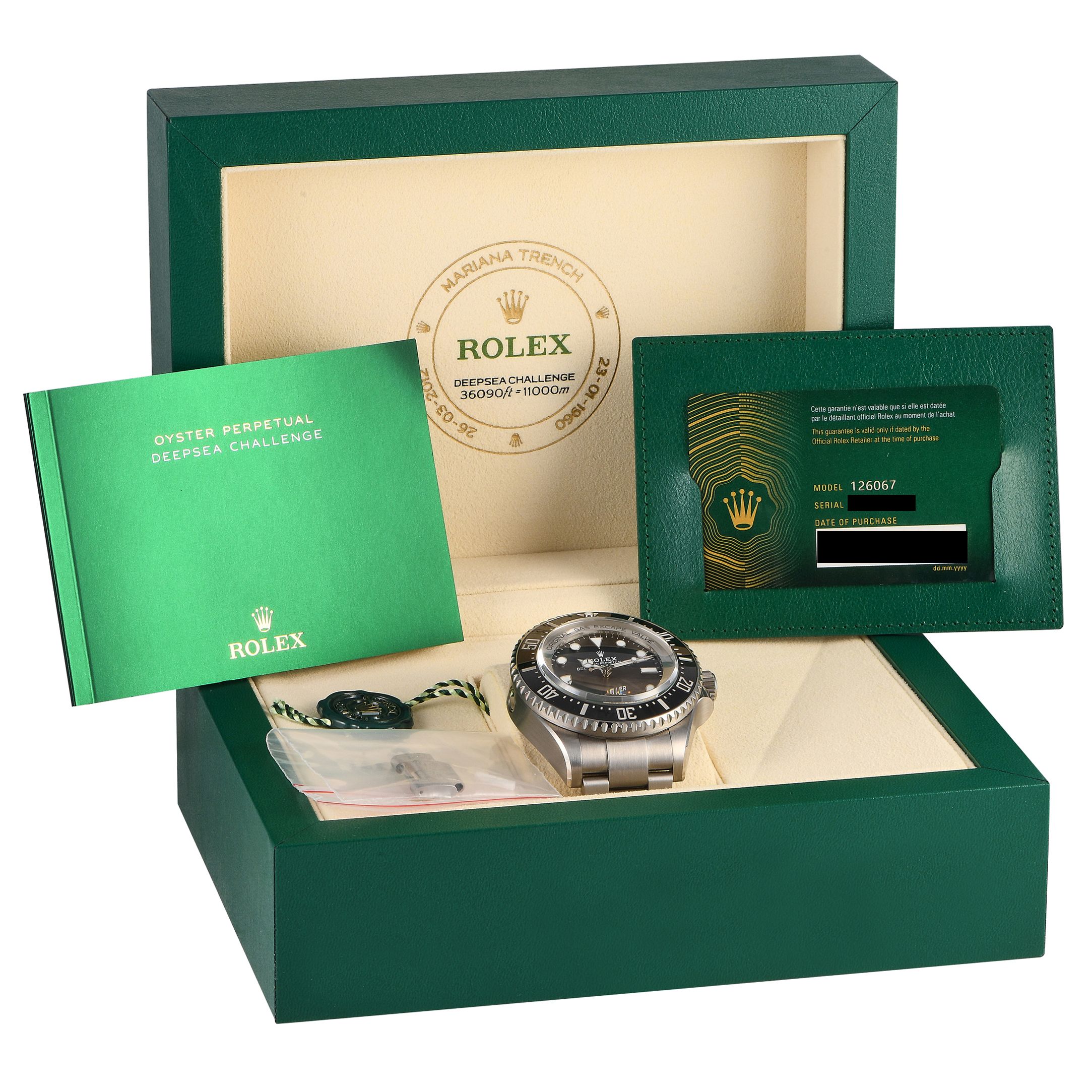 Rolex Deepsea Challenge RLX Titanium Watch 126067