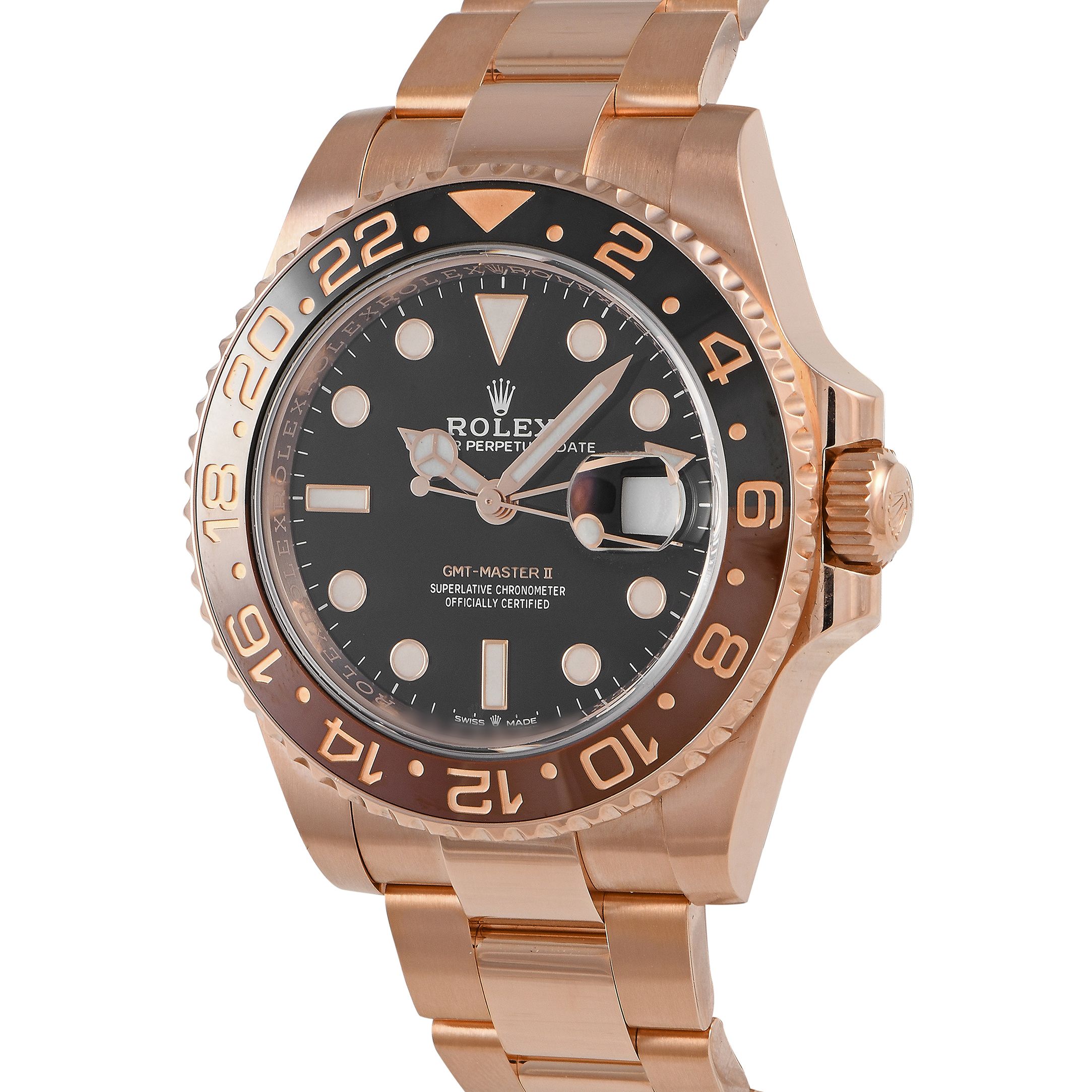 Rolex GMT-Master II Everose Gold Watch 126715CHNR