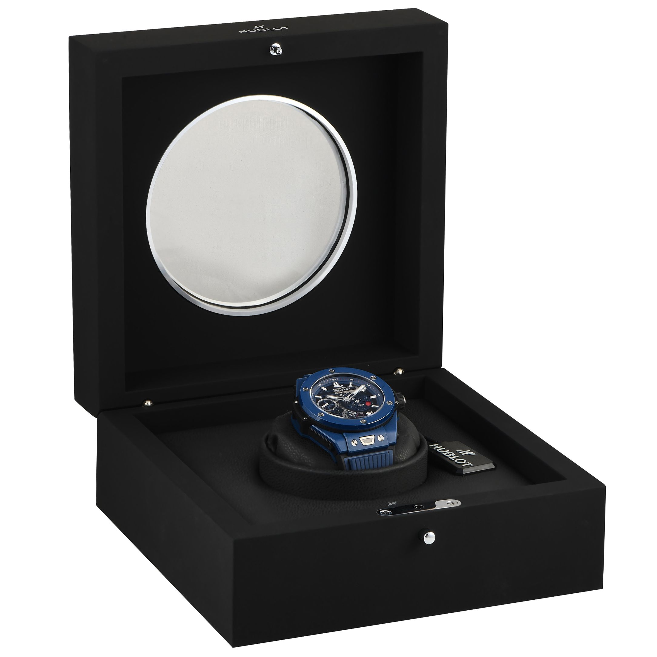 Hublot Big Bang MECA-10 Ceramic Blue Watch 414.EX.5123.RX