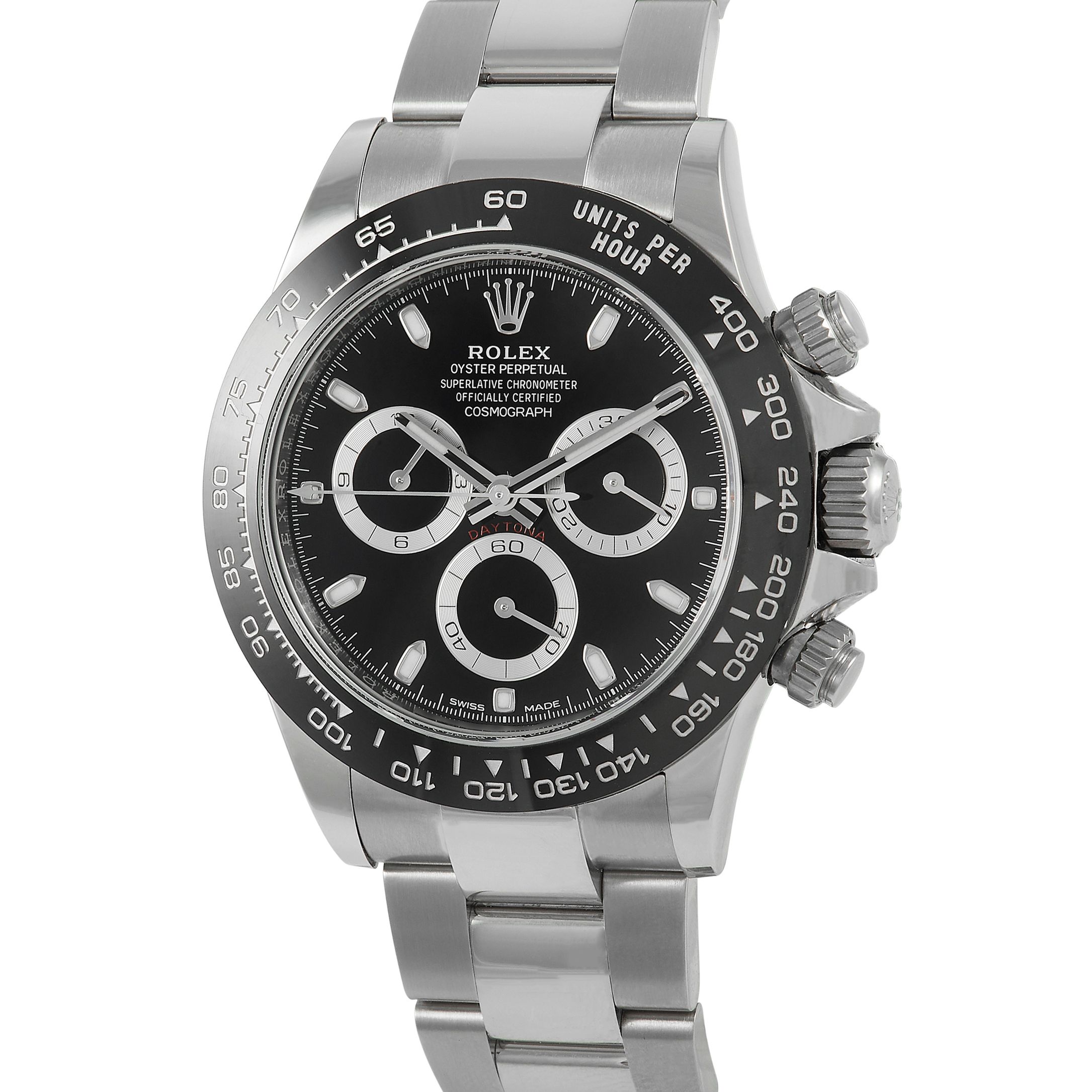 Rolex Daytona Black Dial Watch 116500LN