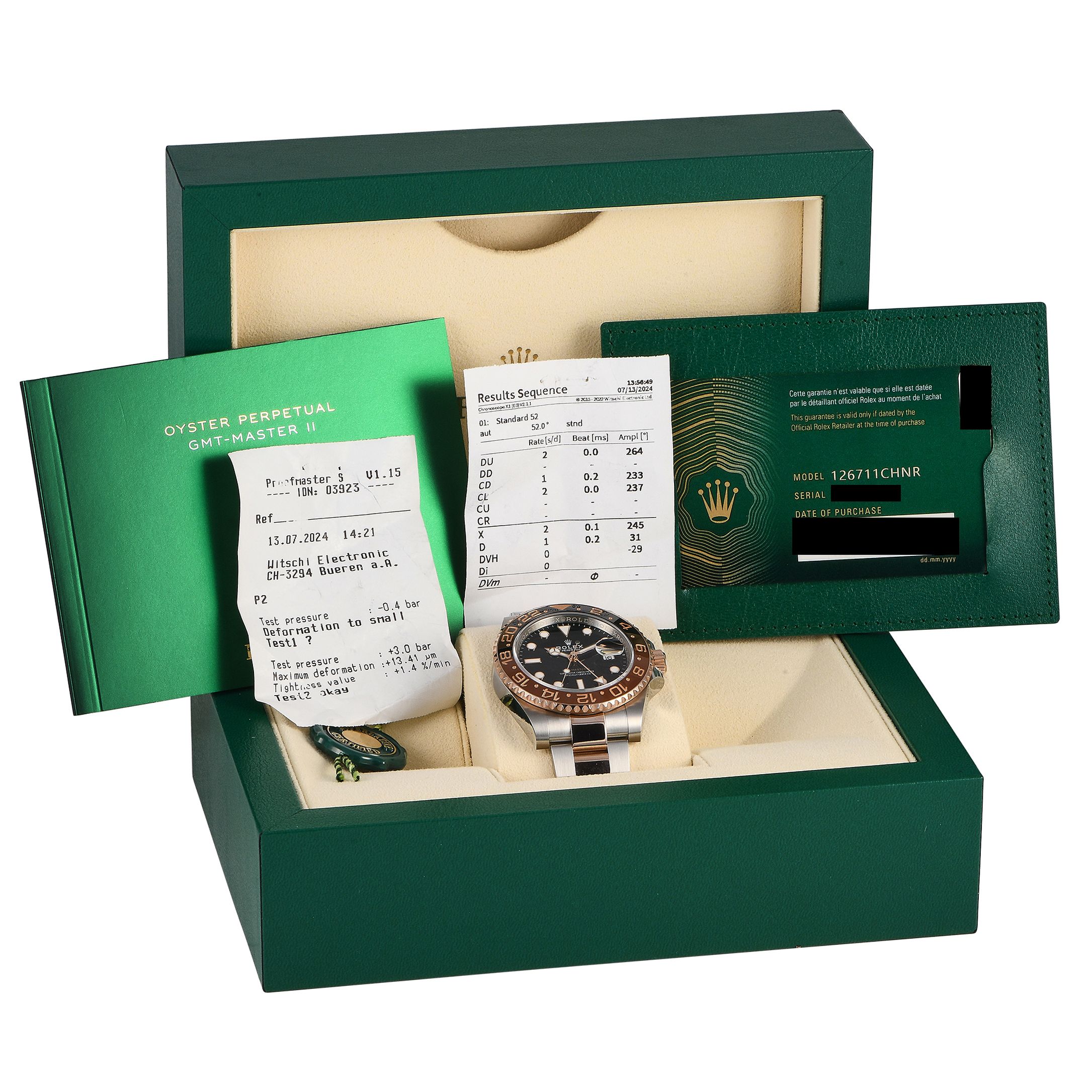Rolex GMT-Master II Watch 126711CHNR