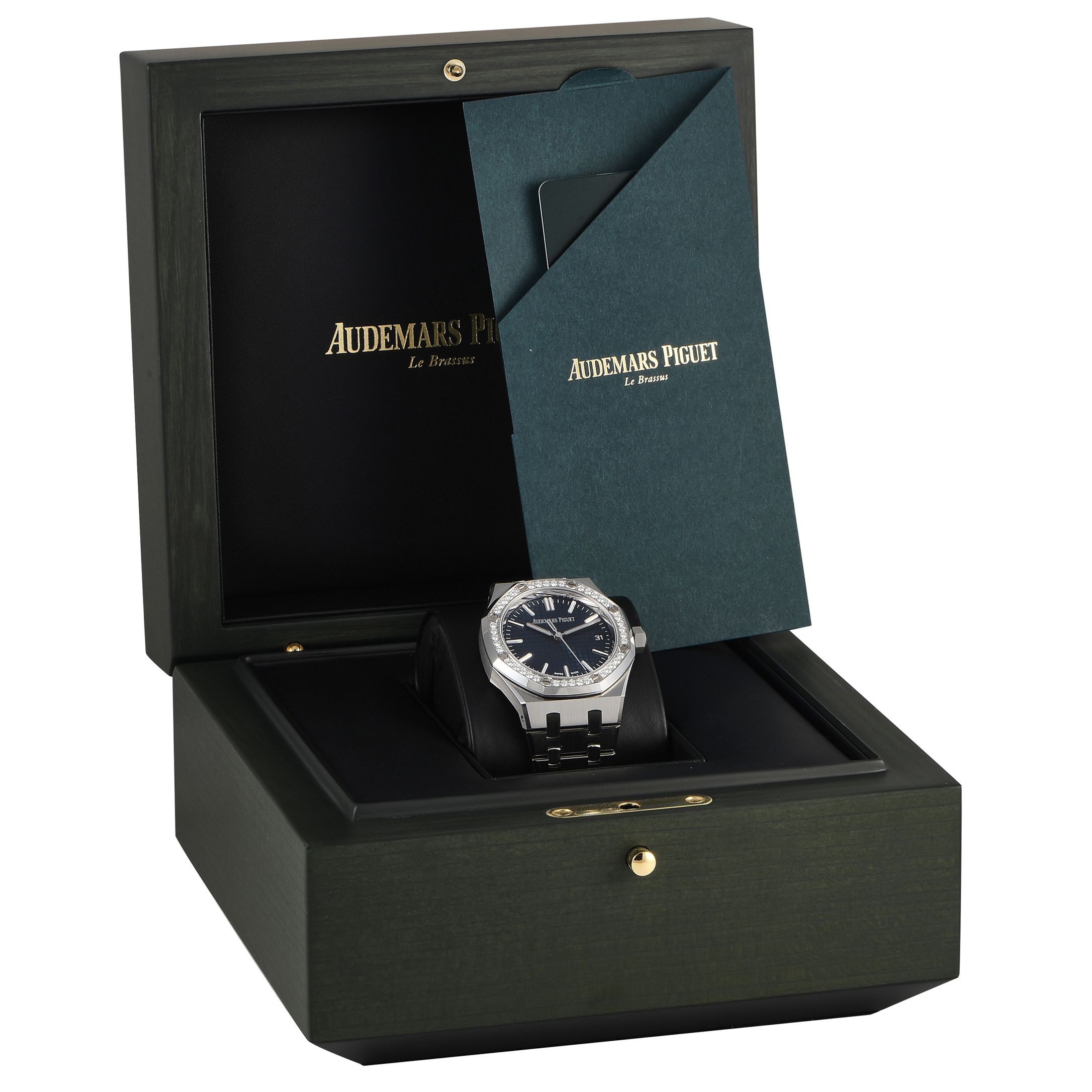 Audemars Piguet Royal Oak Diamond Bezel Watch 15551ST.ZZ.1356ST.05