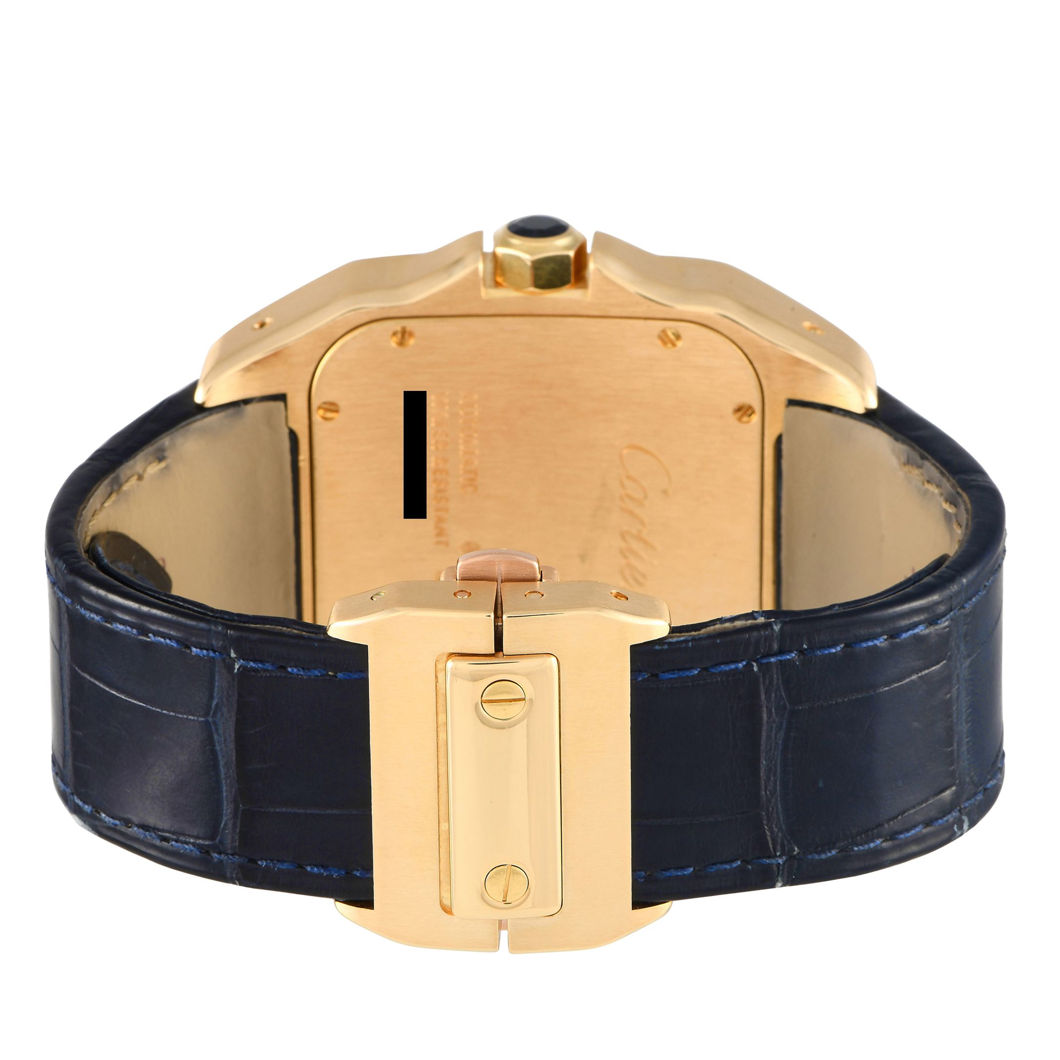 Cartier Santos 100 XL 18K Yellow Gold Watch 2657
