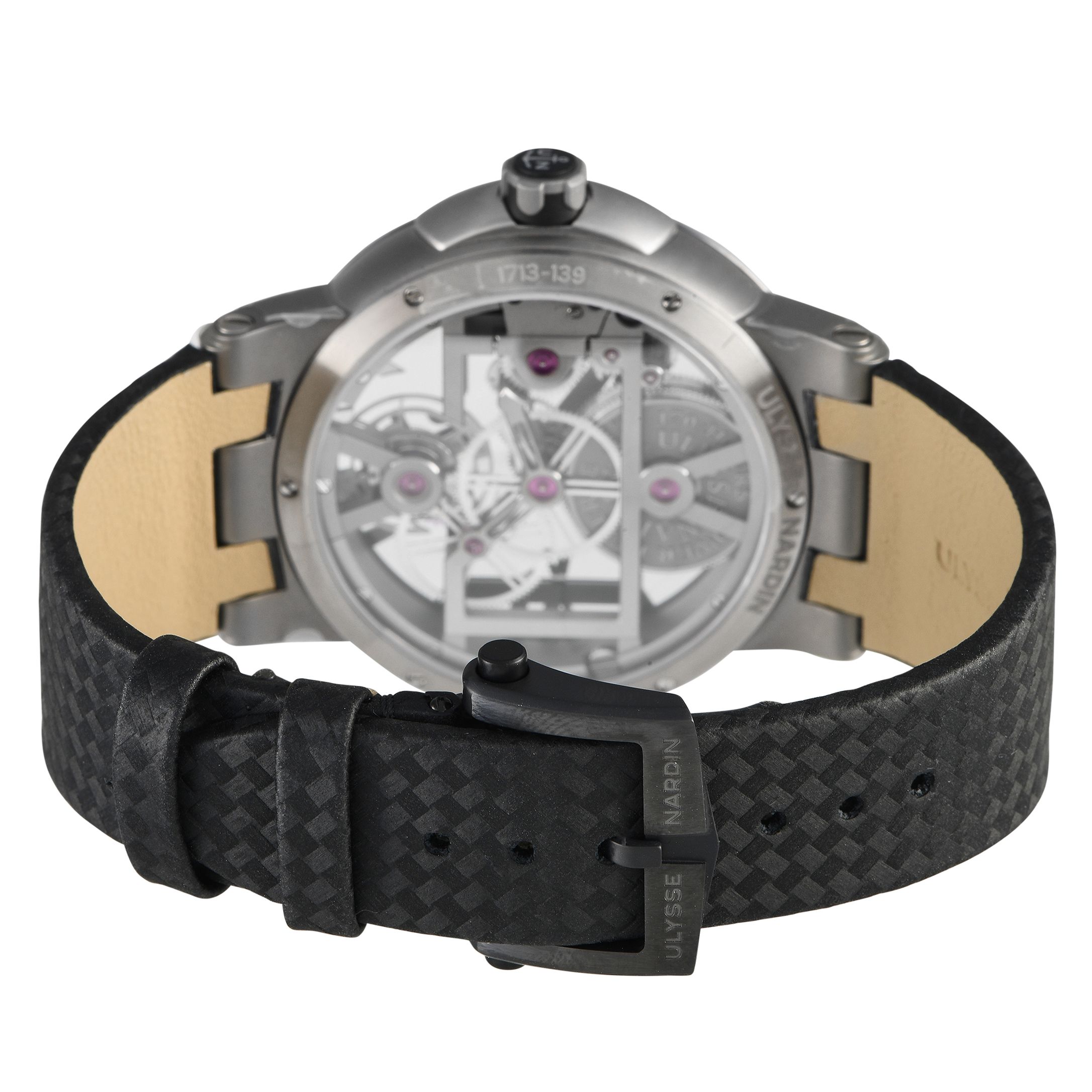 Ulysse Nardin Executive Skeleton Tourbillon Watch 1713-139