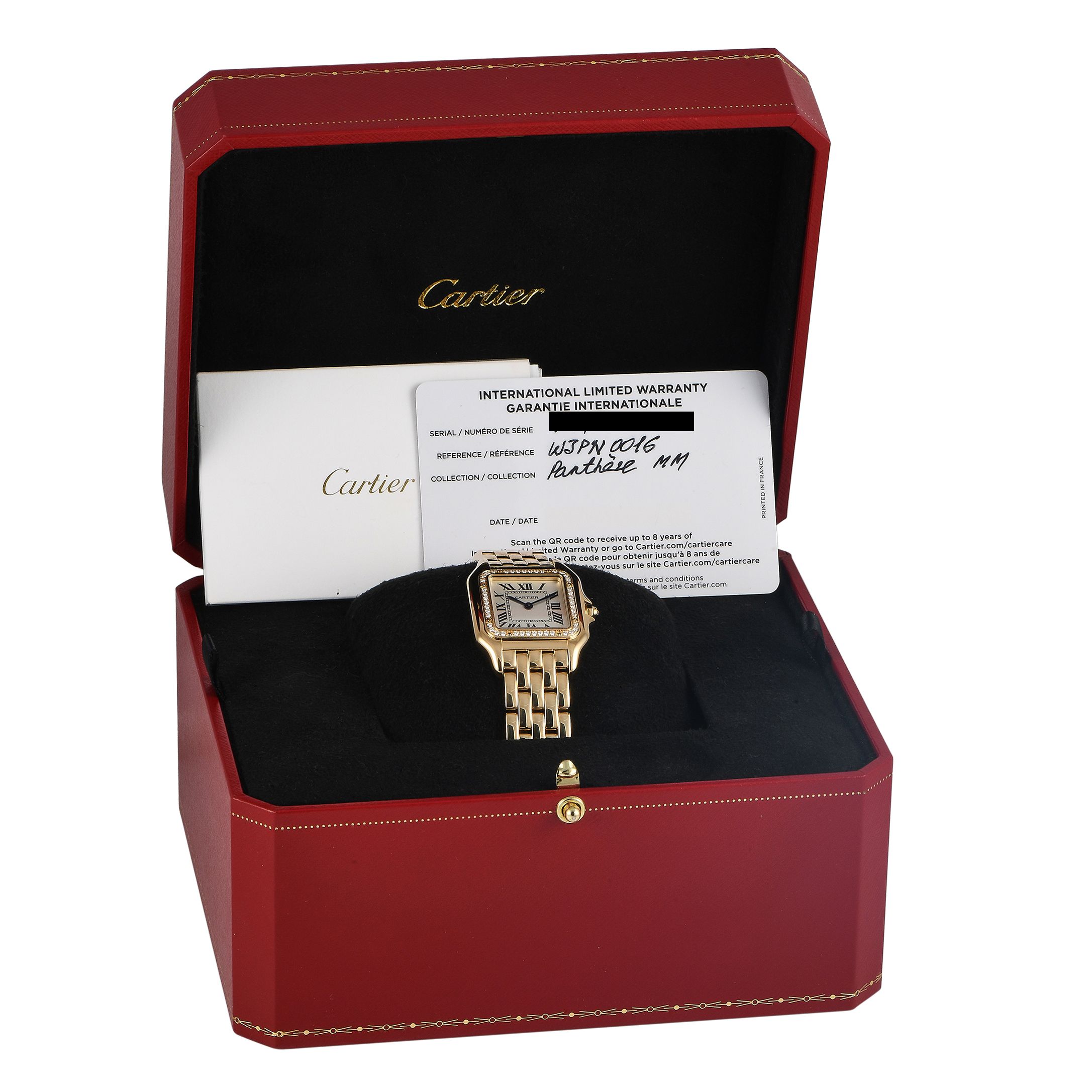 Cartier Panthère Ladies Watch WJPN0016