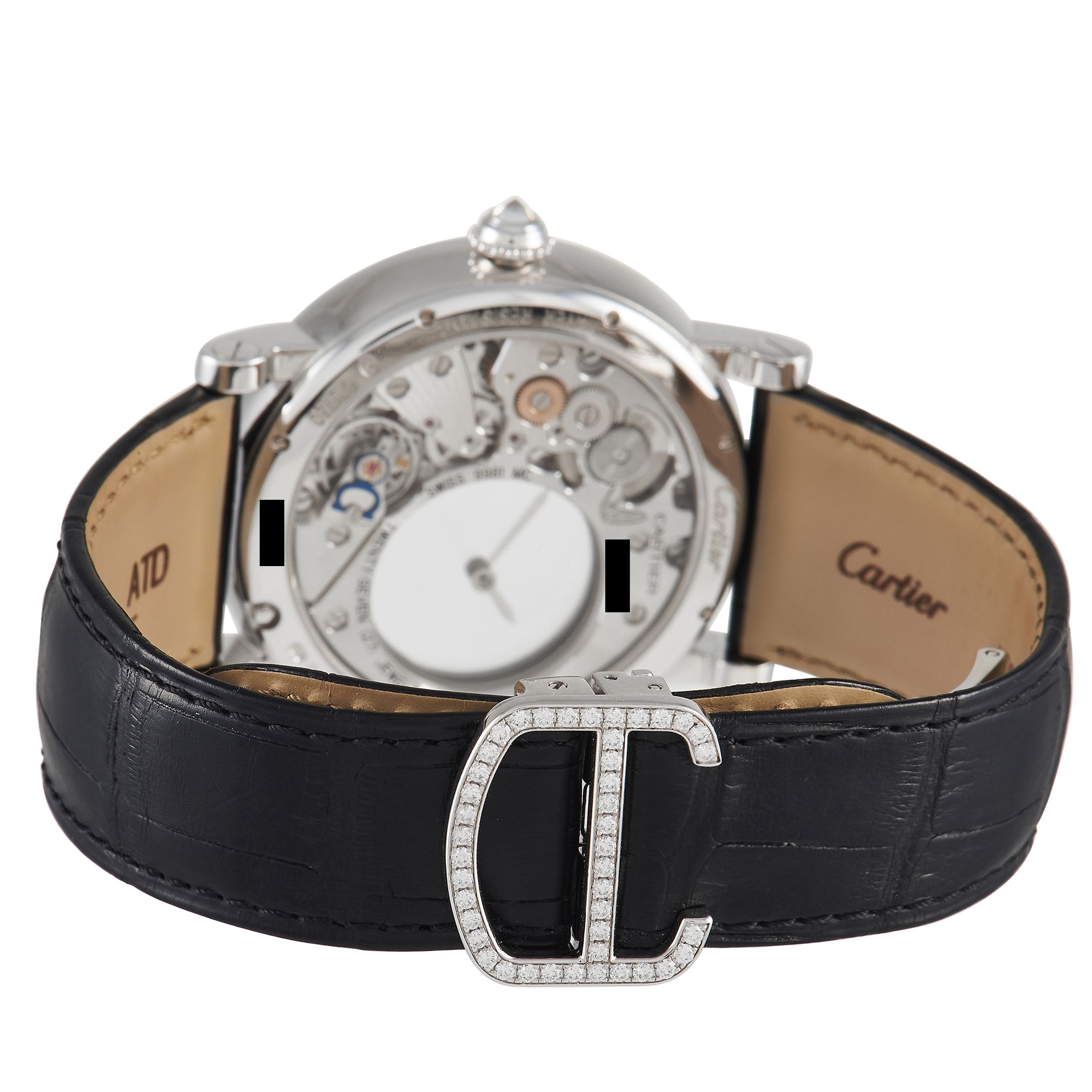 Cartier Rotonde De  Mysterious Hour Ladies Diamond Watch HPI00636