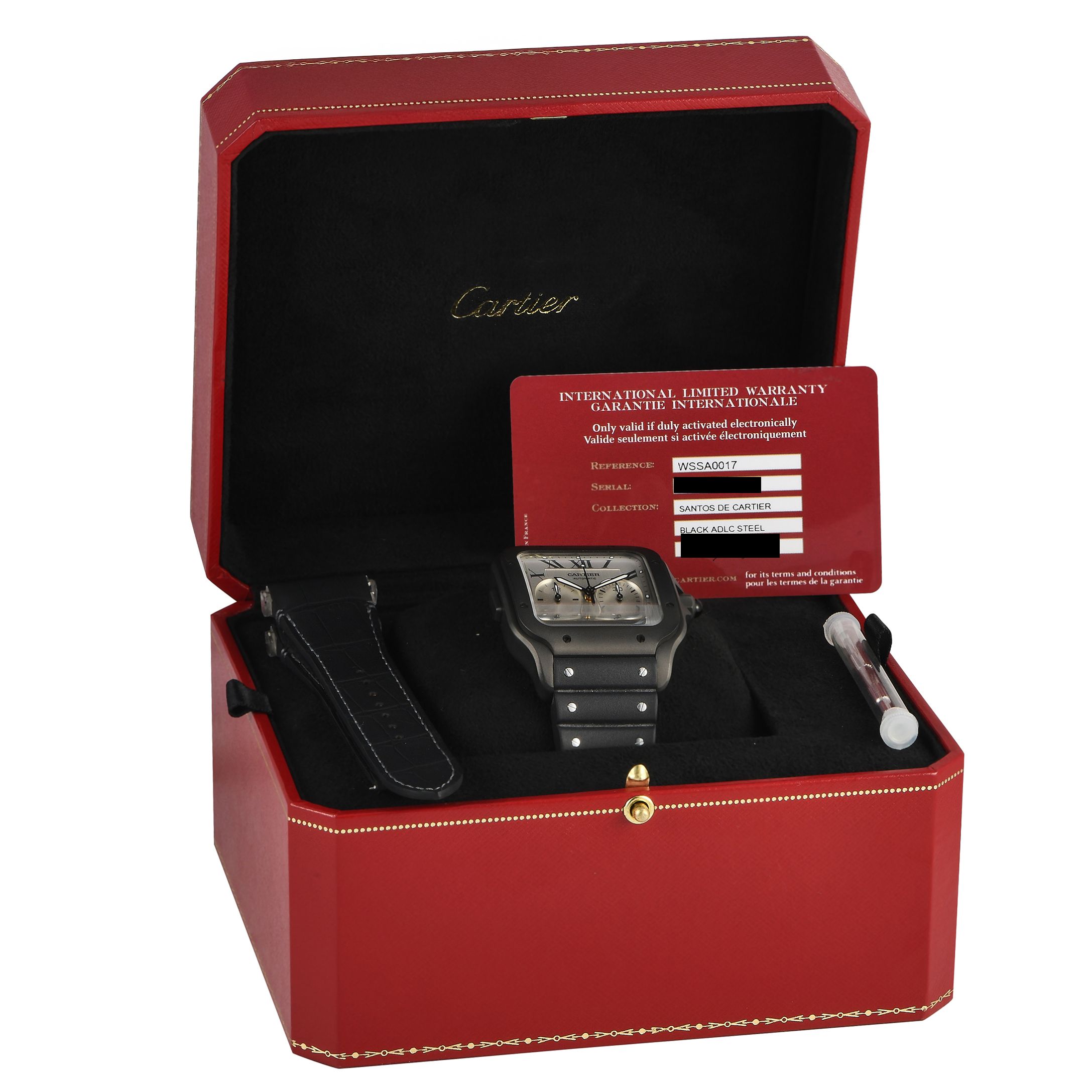 Cartier Santos Chronograph Watch WSSA0017