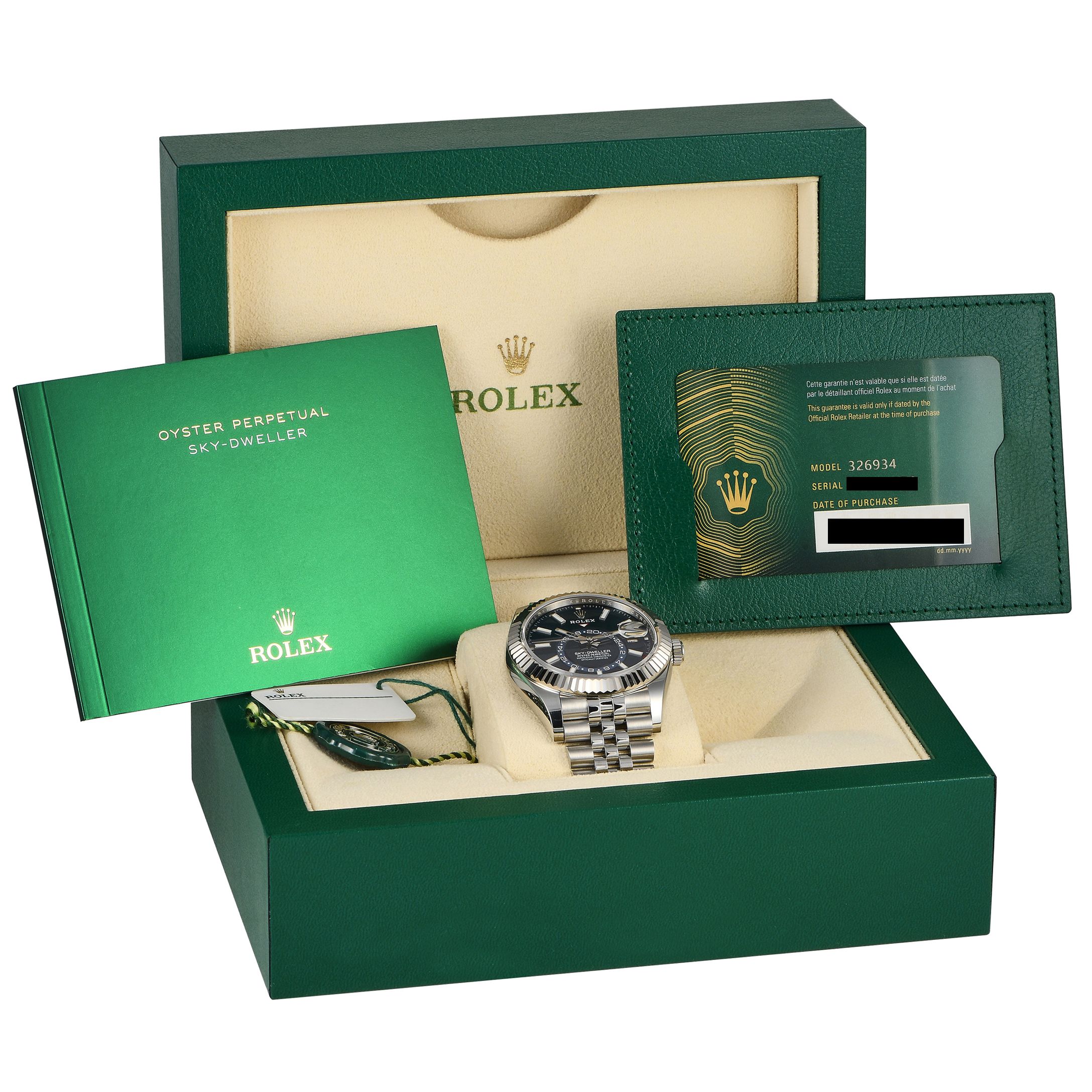 Rolex Sky-Dweller Blue Dial Watch 326934-0004