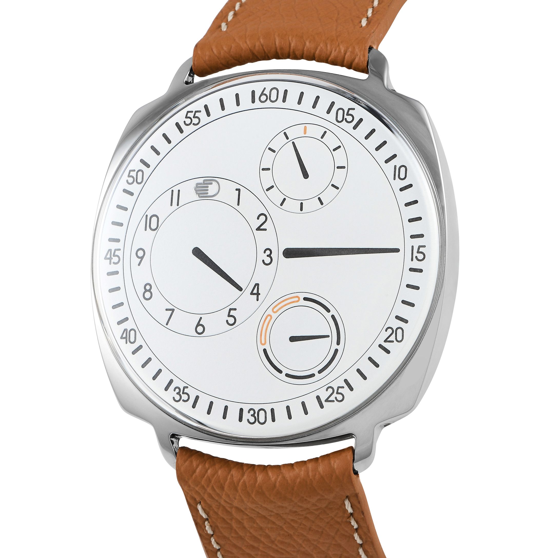 Ressence Type 1 Squared V2 White Dial Watch T1SW