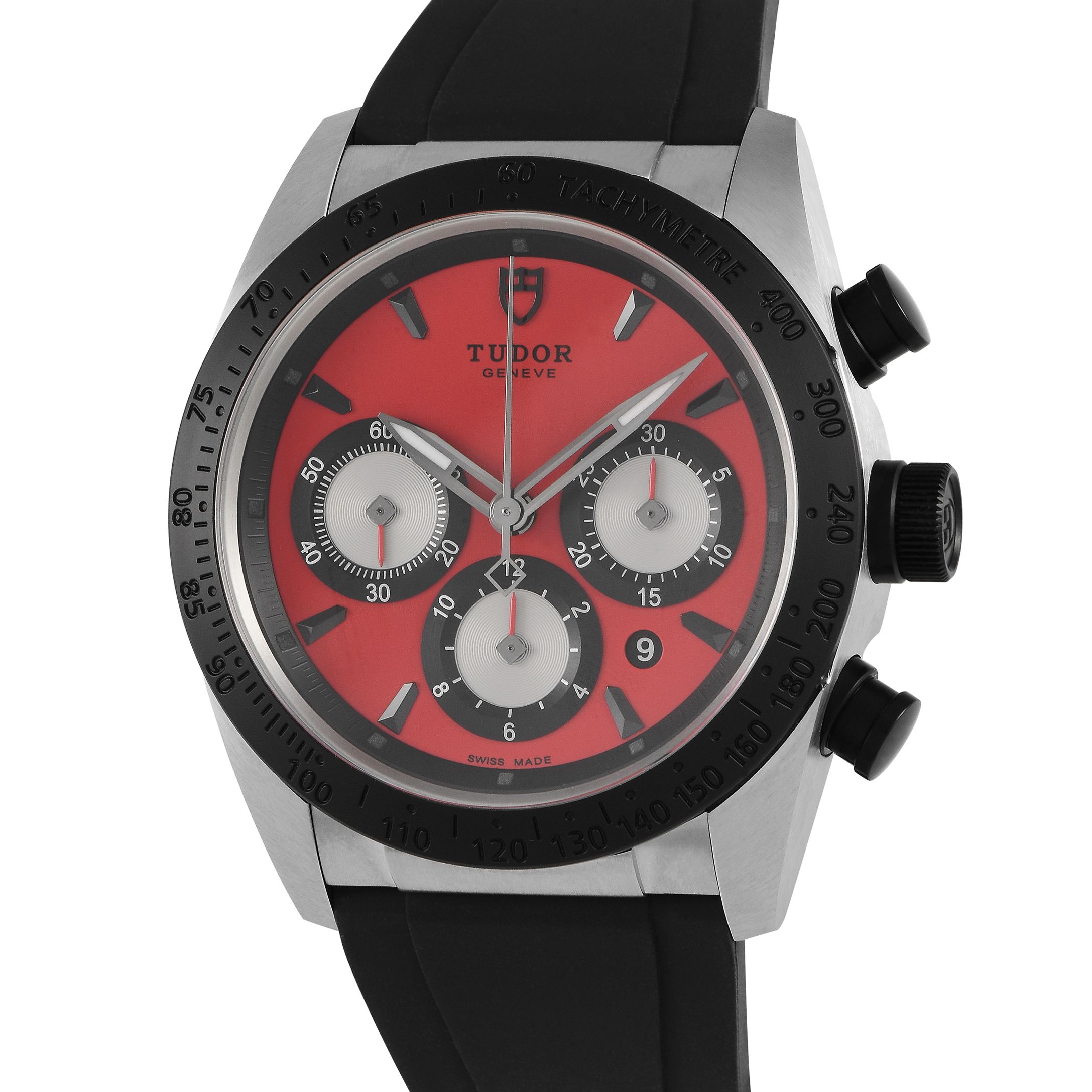 Tudor Fastrider Chronograph Red Dial Watch 42010N