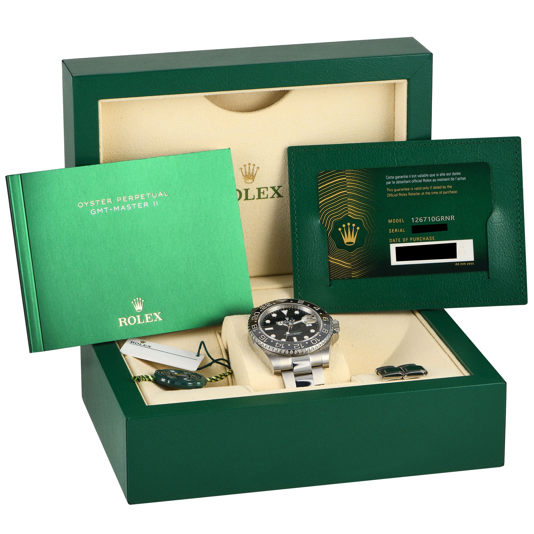 Rolex GMT-Master II Watch 126710GRNR