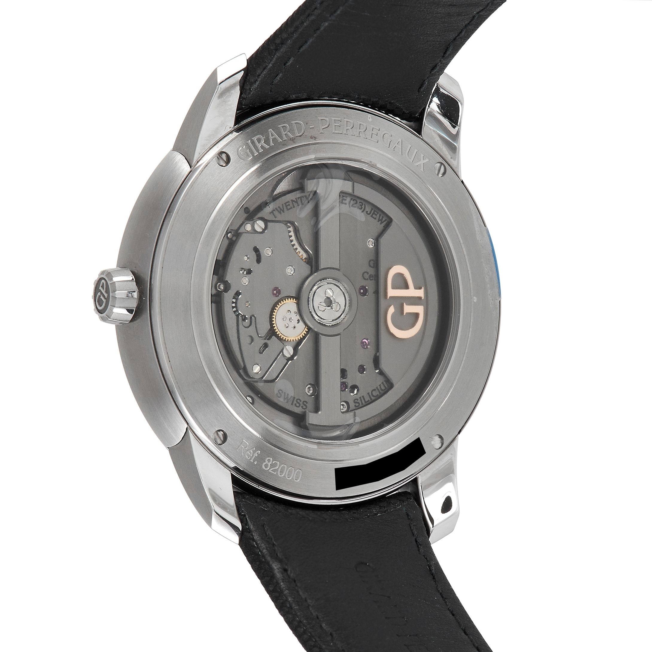 Girard-Perregaux Free Bridge Steel Men's Watch 82000-11-631-FA6A