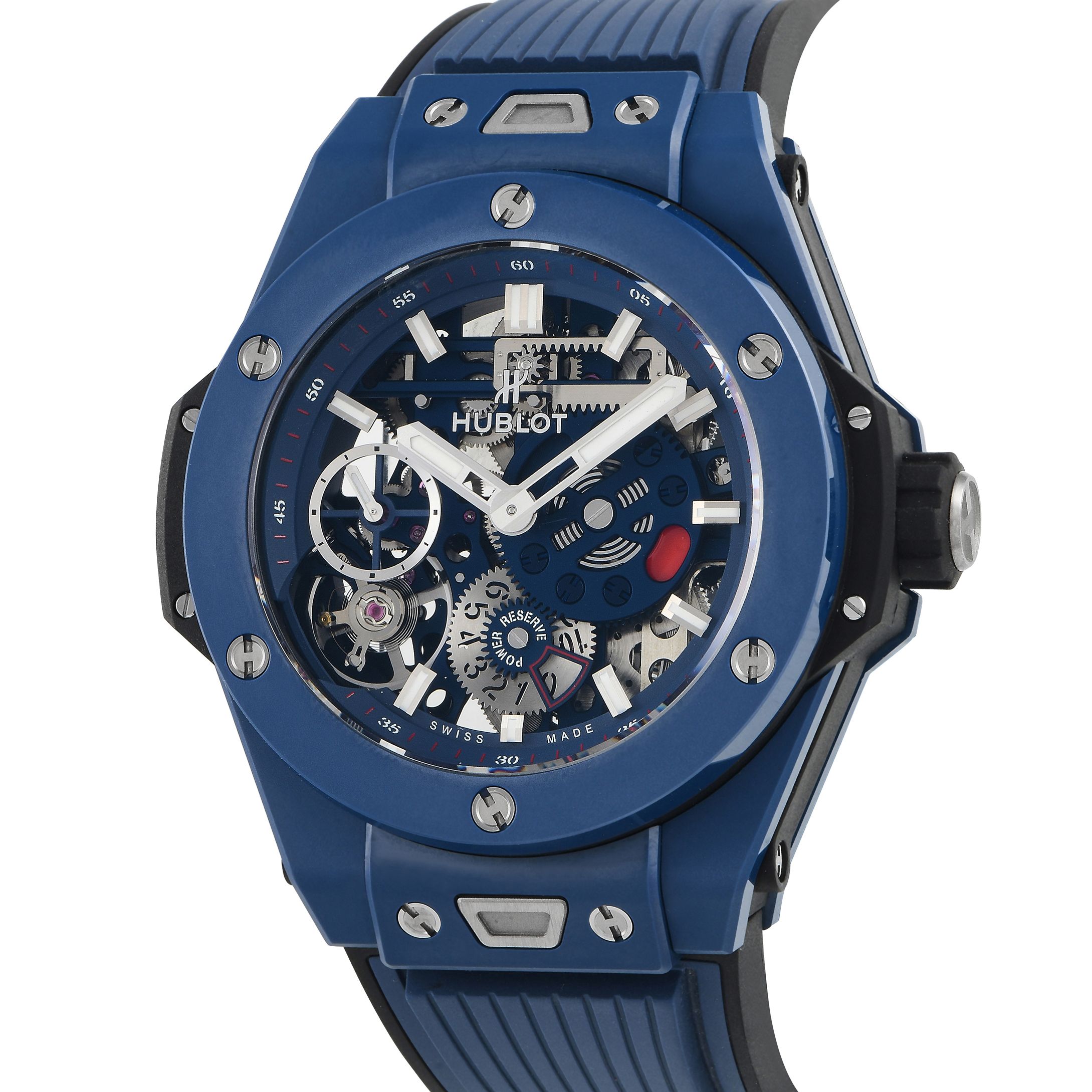 Hublot Big Bang MECA-10 Ceramic Blue Watch 414.EX.5123.RX