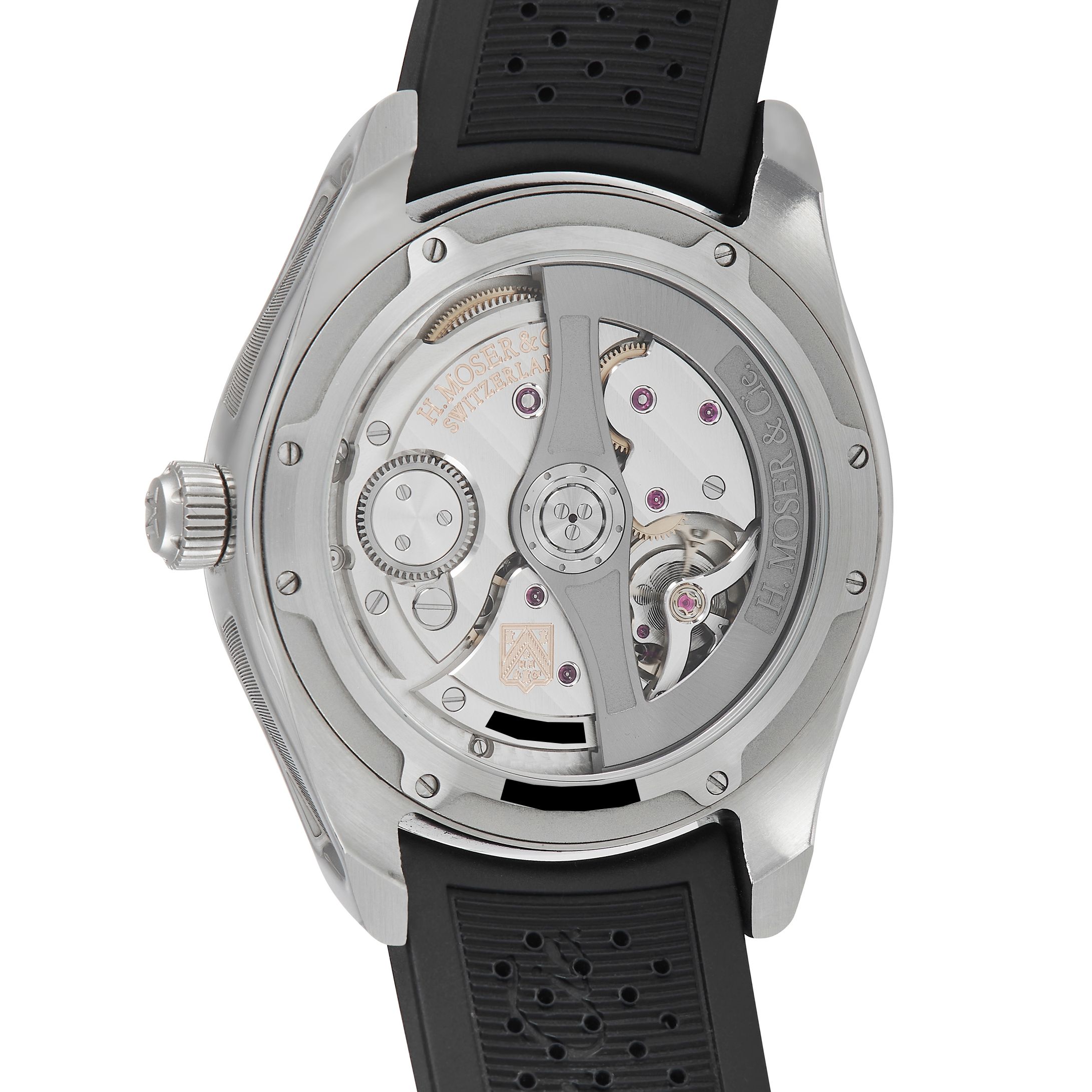 H. Moser Pioneer Centre Seconds Swiss Mad Red Watch 3200-1207