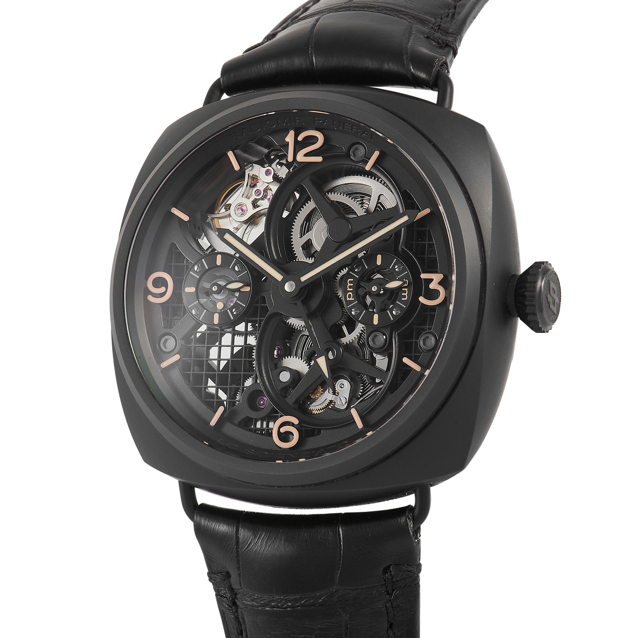 OFFICINE PANERAI アリゲーター　MX005FN2 Panerai Dark Blue Alligator Strap 24/22 | US Panerai