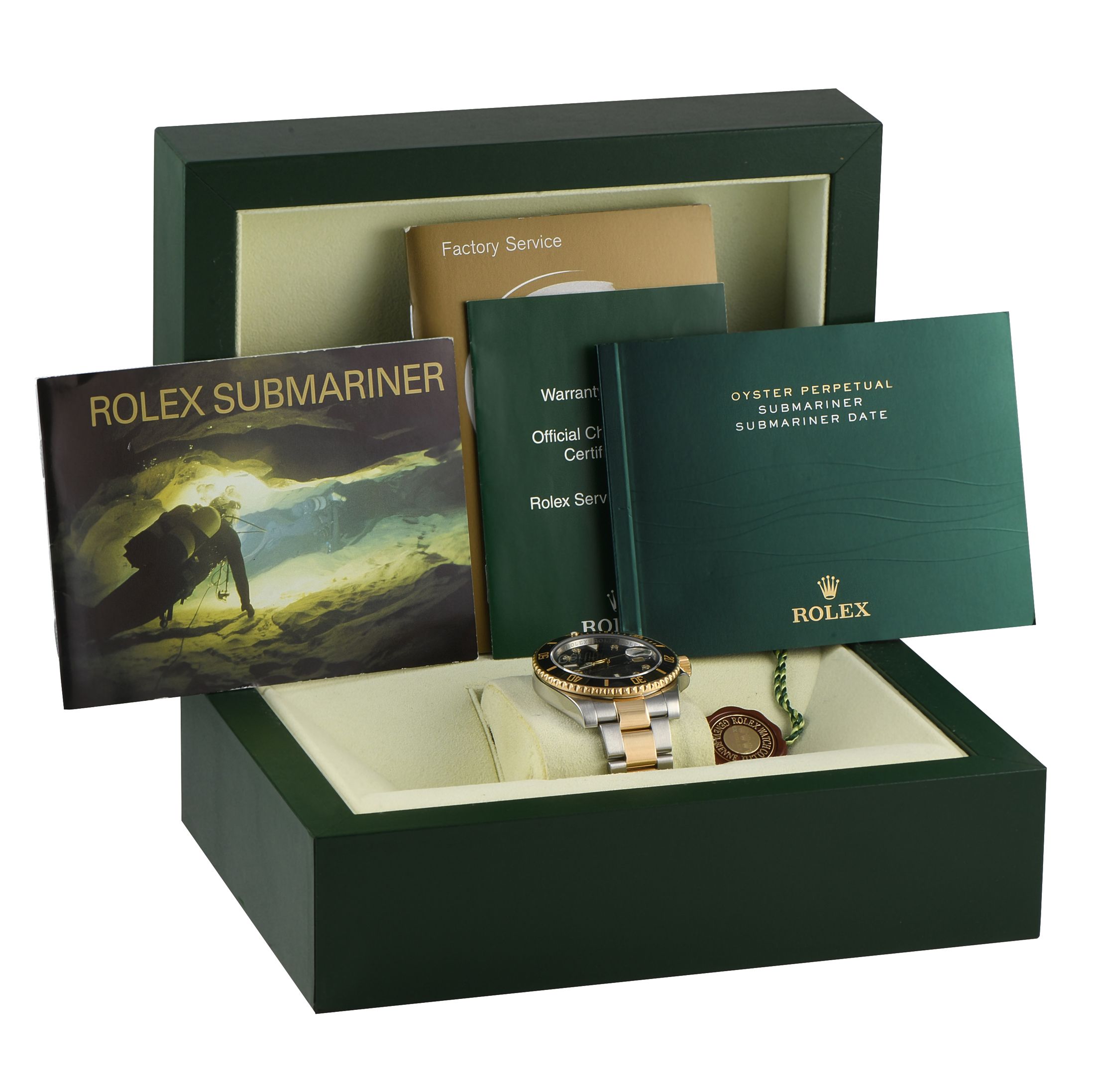 Rolex Submariner Date Diamond Dial Watch 116613LN