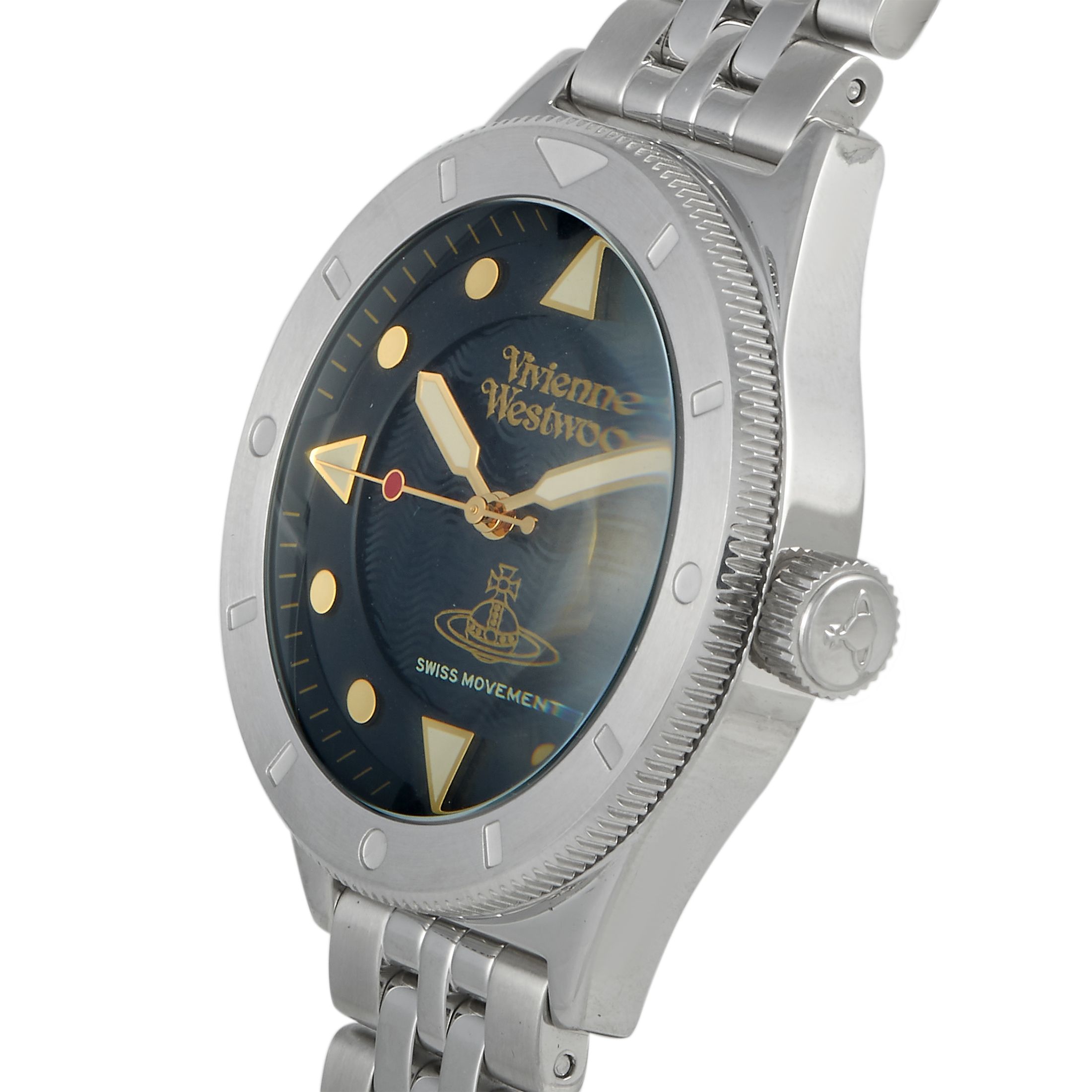 Vivienne Westwood Smithfield Stainless Steel Watch VV160BKSL