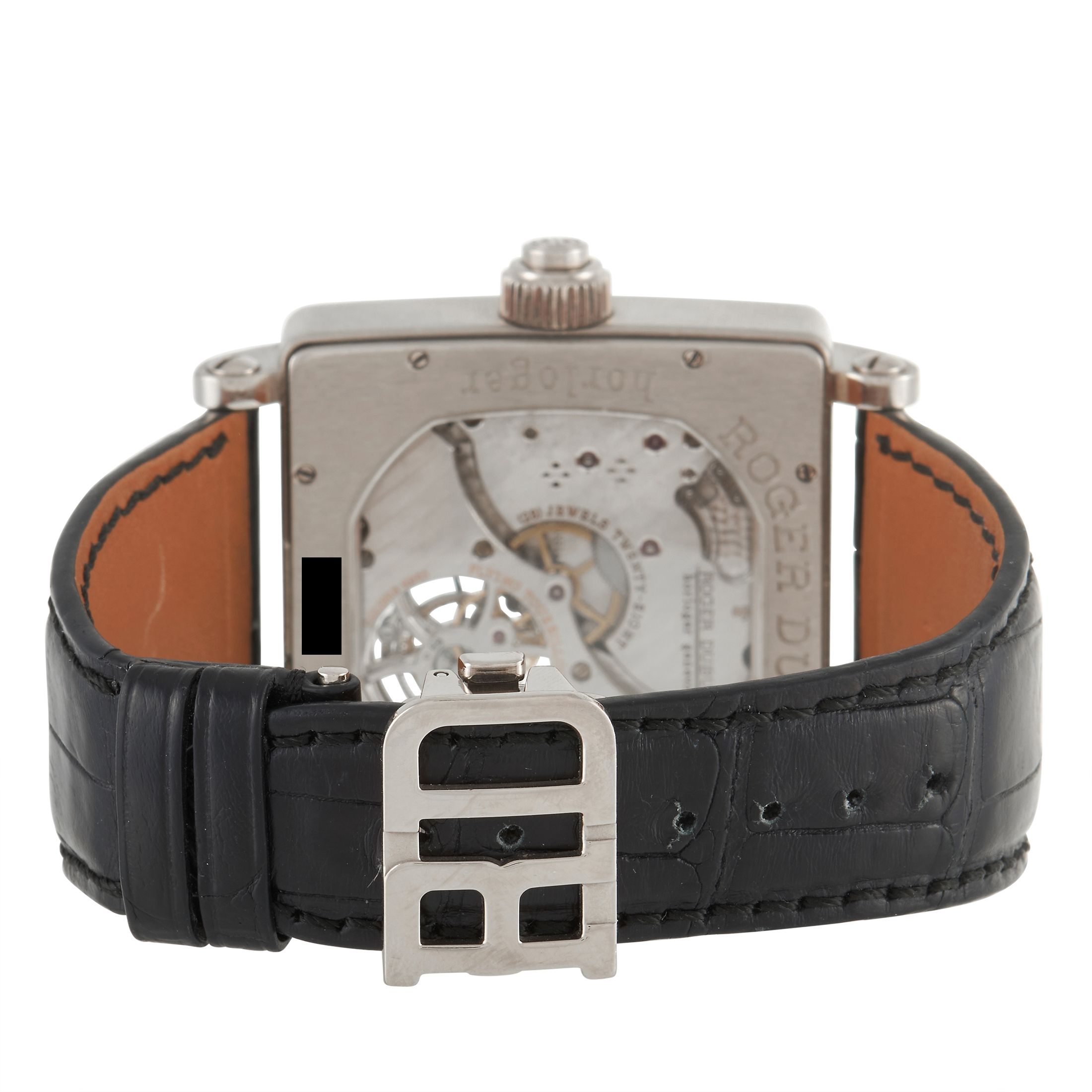 Roger Dubuis GoldenSquare White Gold Tourbillon Watch G40 030 GN1G.7A