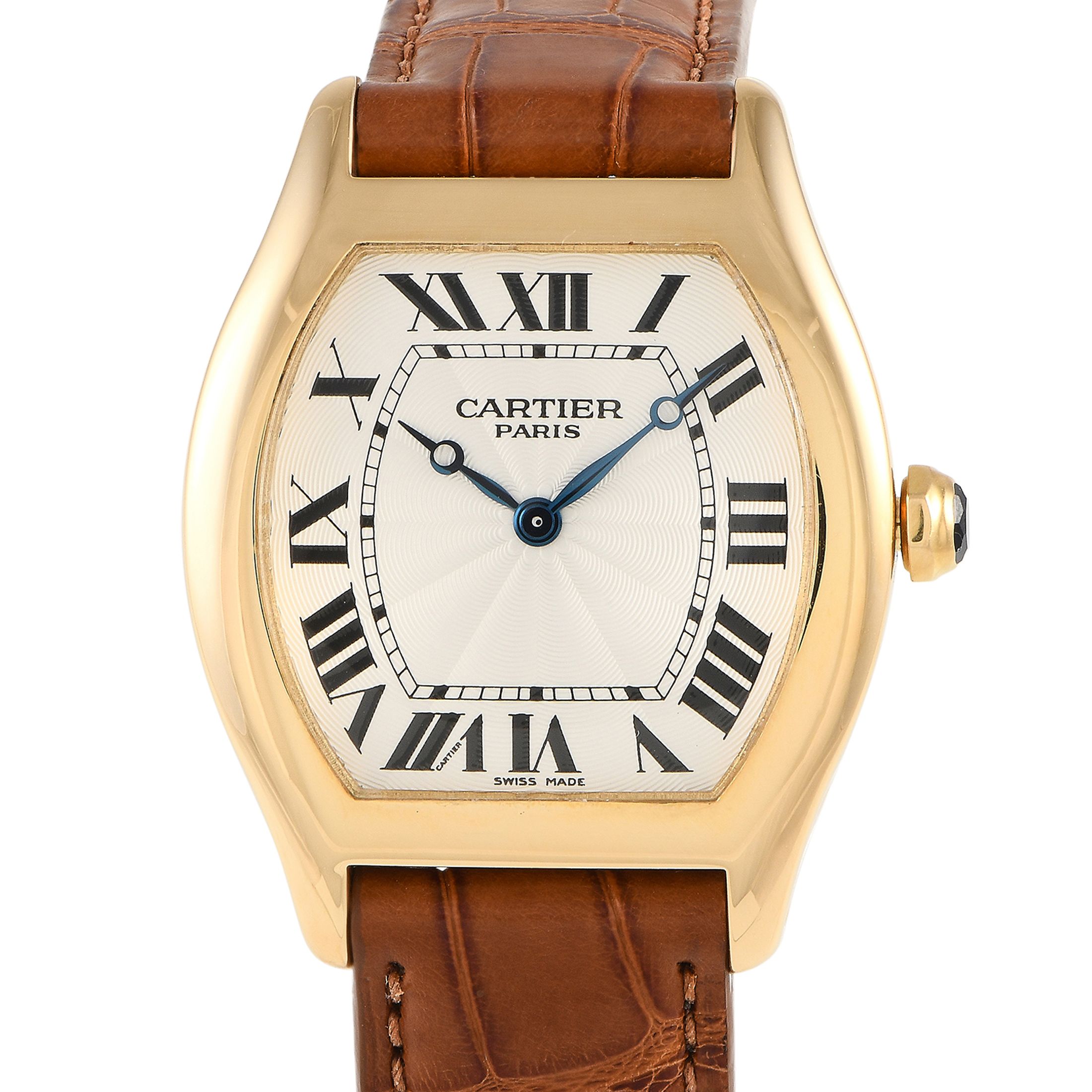 Cartier Tortue ‘Collection Priveé’ 18K Yellow Gold Watch 2496C