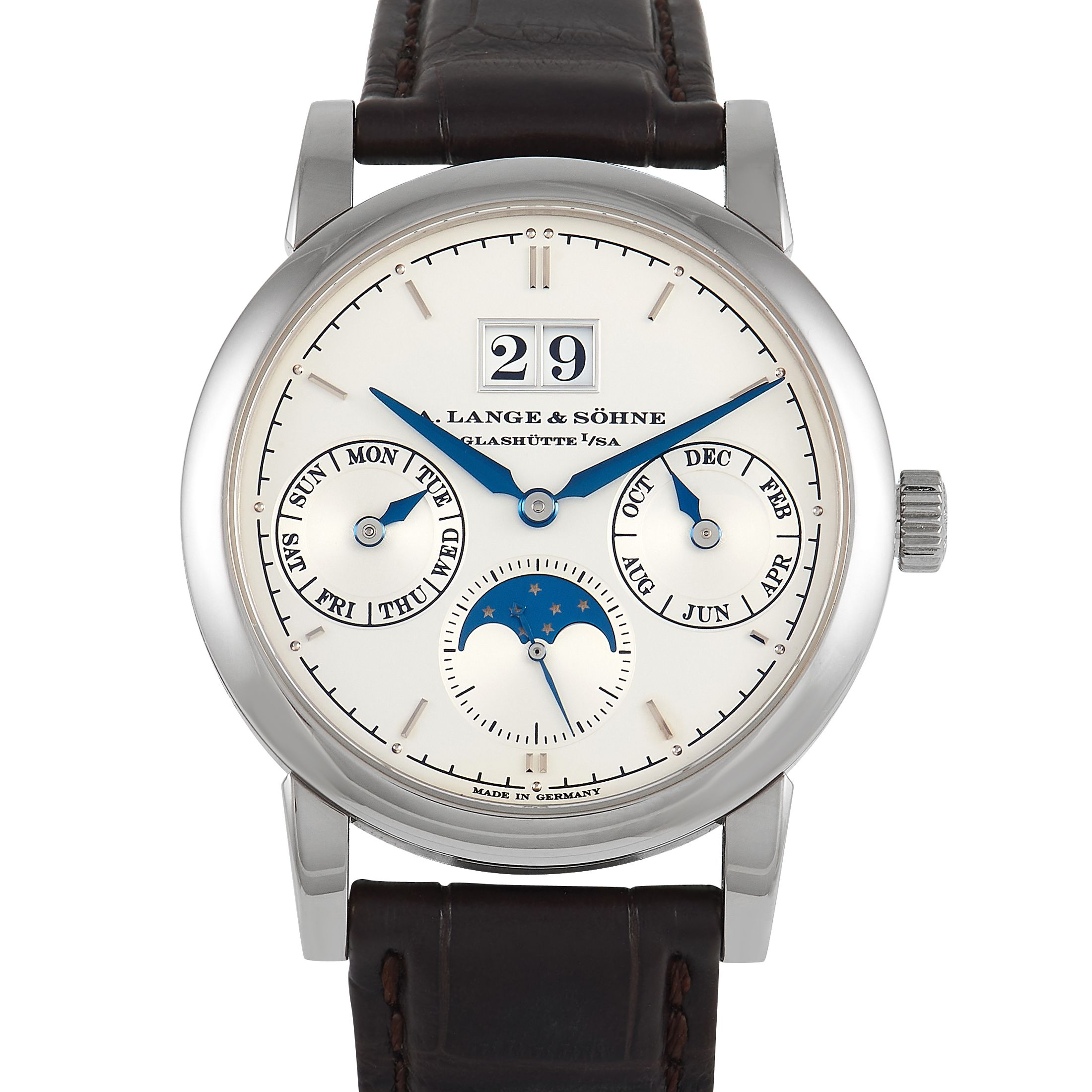 A. Lange & Sohne Saxonia Annual Calendar Watch 330.026
