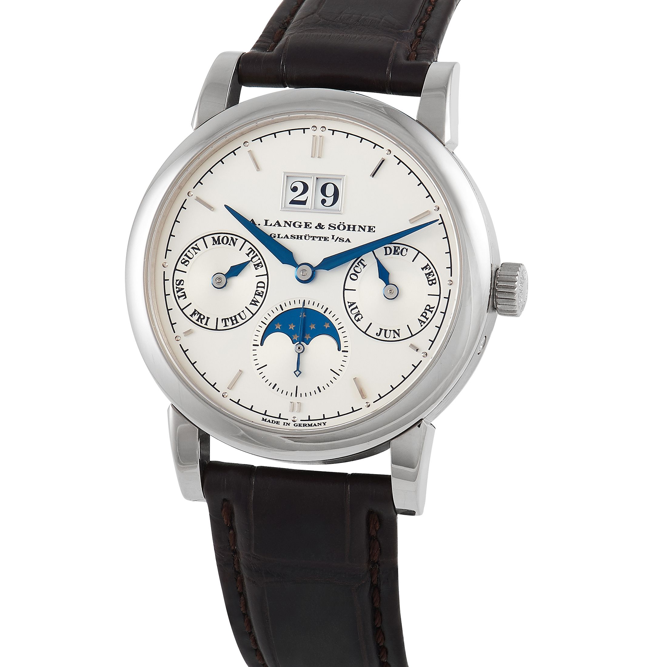 A. Lange & Sohne Saxonia Annual Calendar Watch 330.026