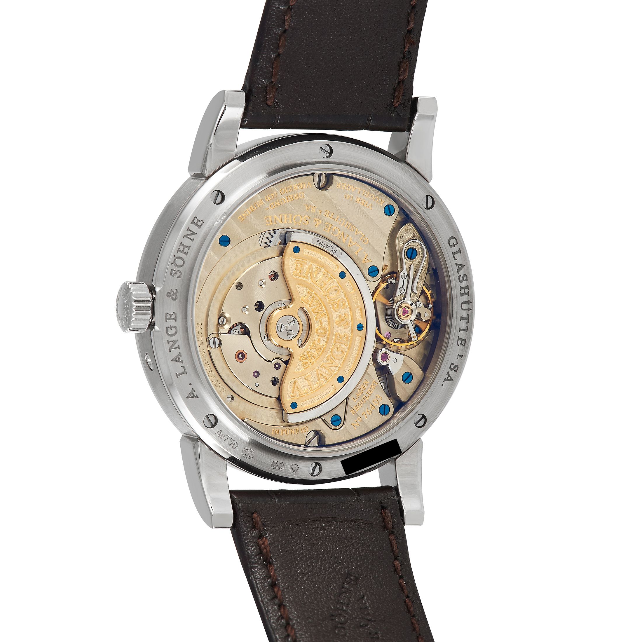 A. Lange & Sohne Saxonia Annual Calendar Watch 330.026