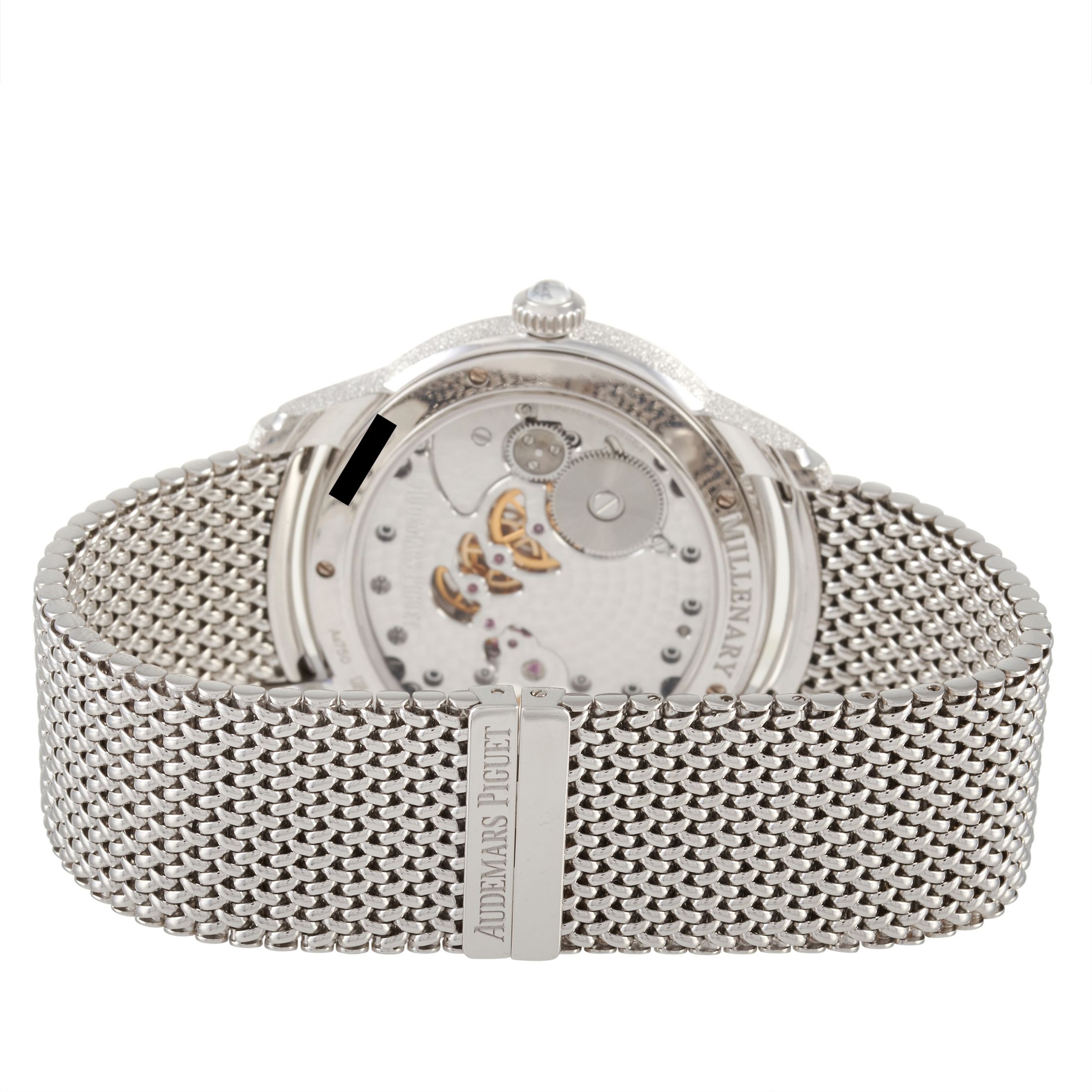 Audemars Piguet Millenary Frosted 18K White Gold Aventurine Dial 39.5 mm Watch 77244BC.GG.1272BC.01