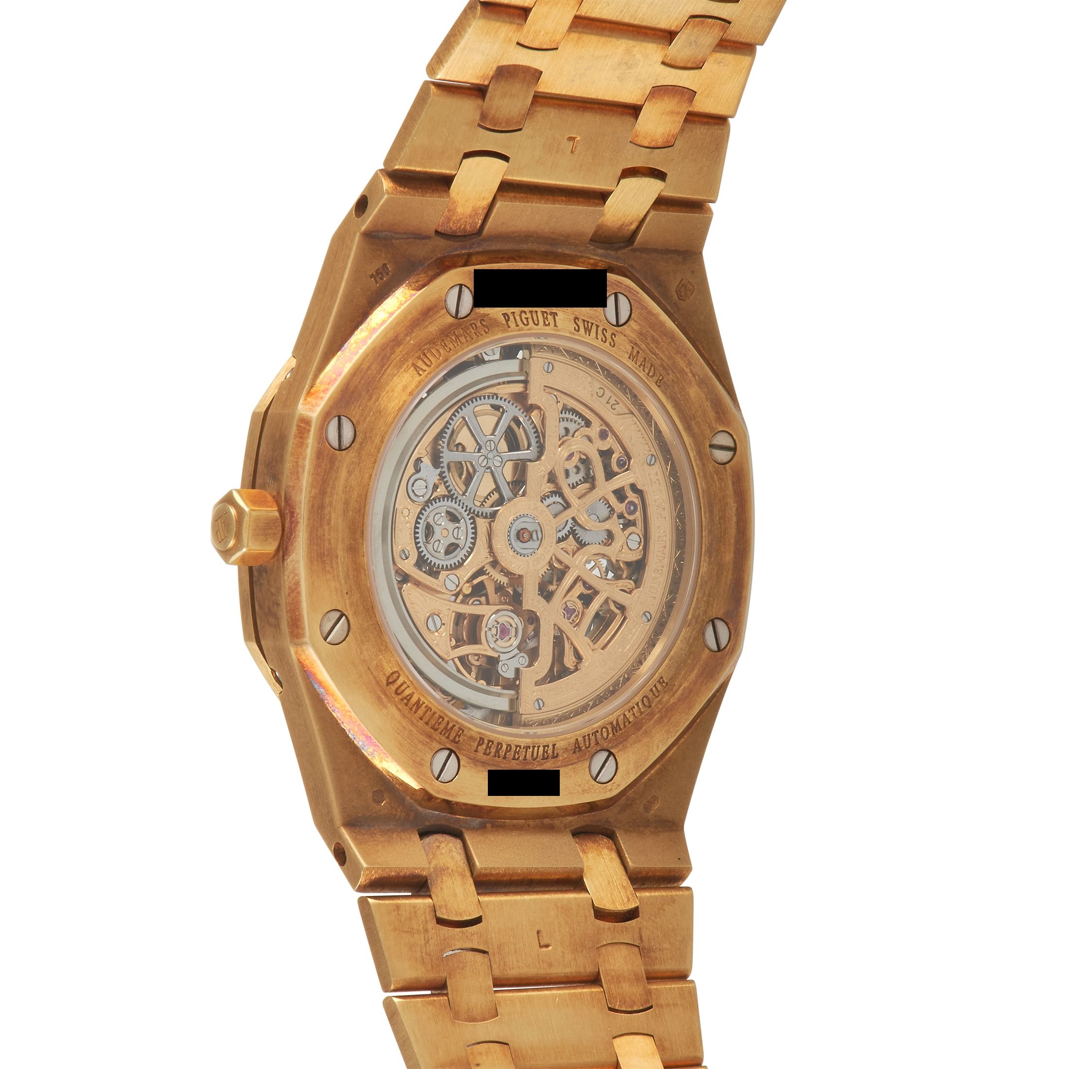 Audemars Piguet Royal Oak Perpetual Calendar Yellow Gold Watch 25829BA.OO.0944BA.01