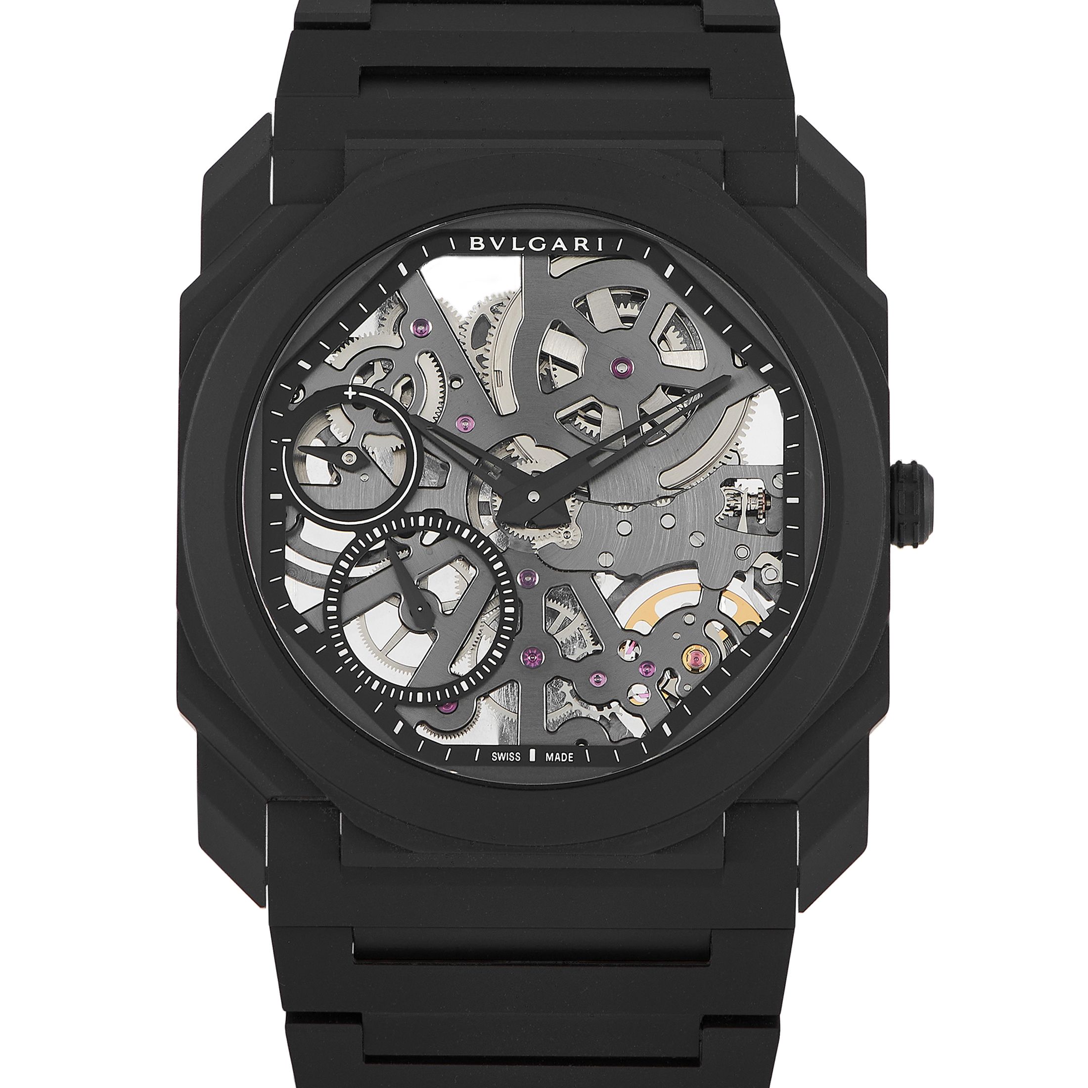 Bvlgari Octo Finissimo Ceramic Skeleton Watch 103126